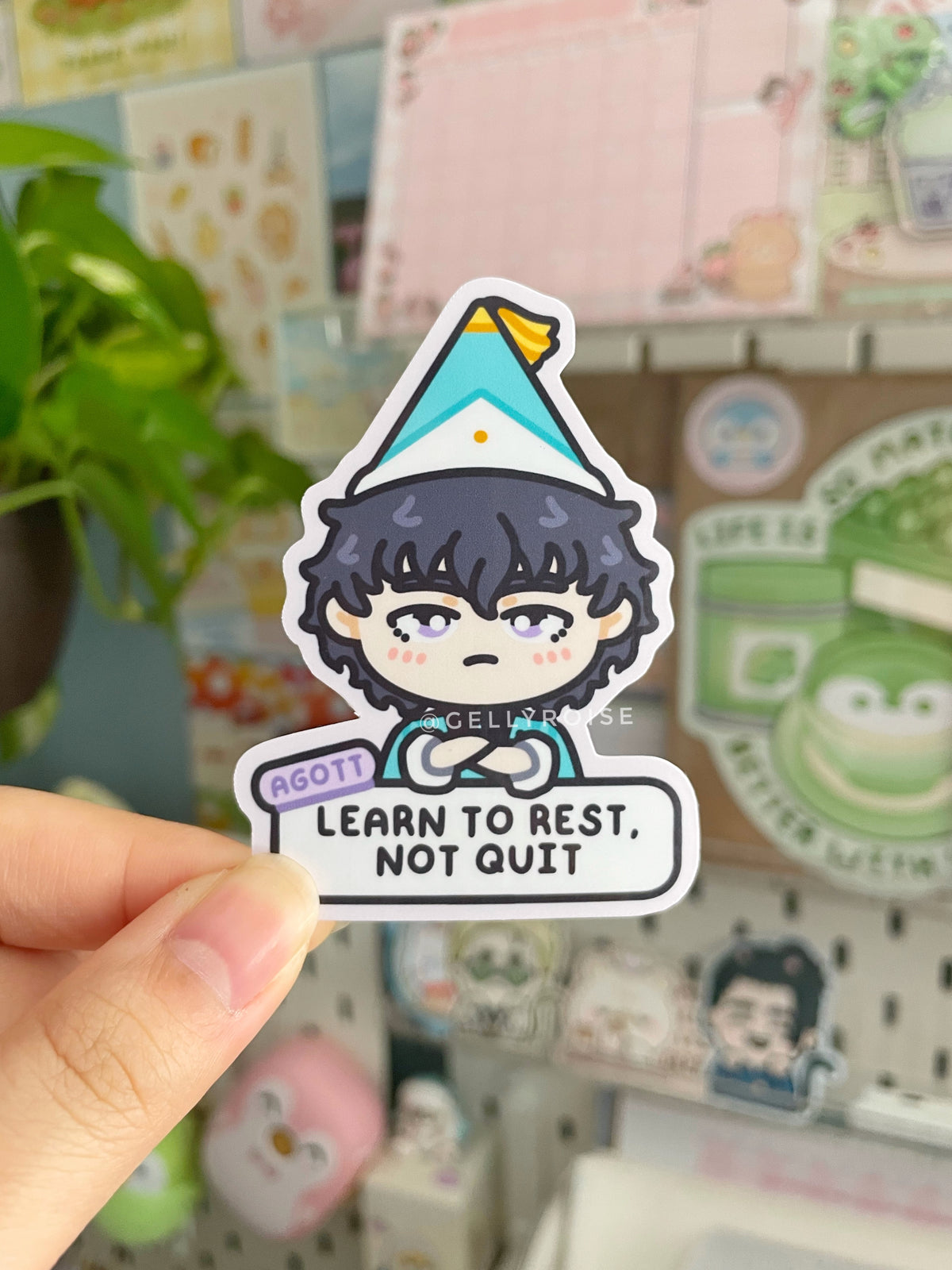 Positive Chibi Witches Waterproof Sticker
