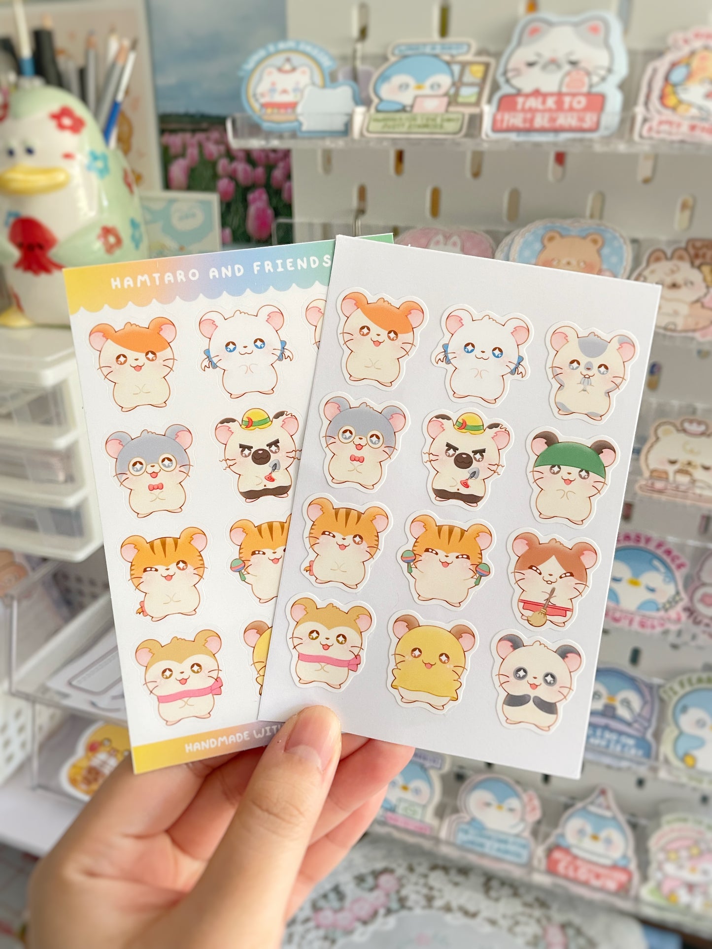 NEW Mini Hamsters Sticker Sheet
