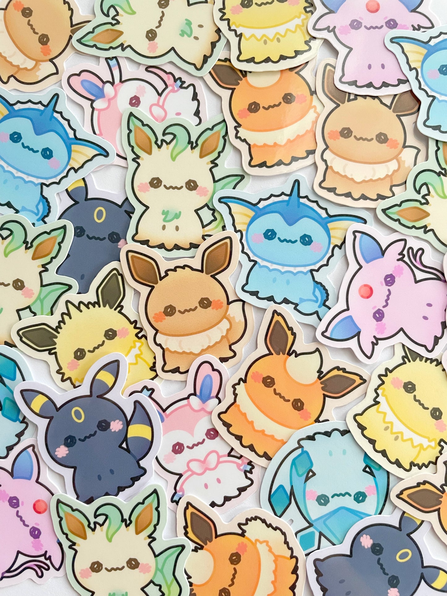 Mimikyu Eeveelutions Waterproof Stickers