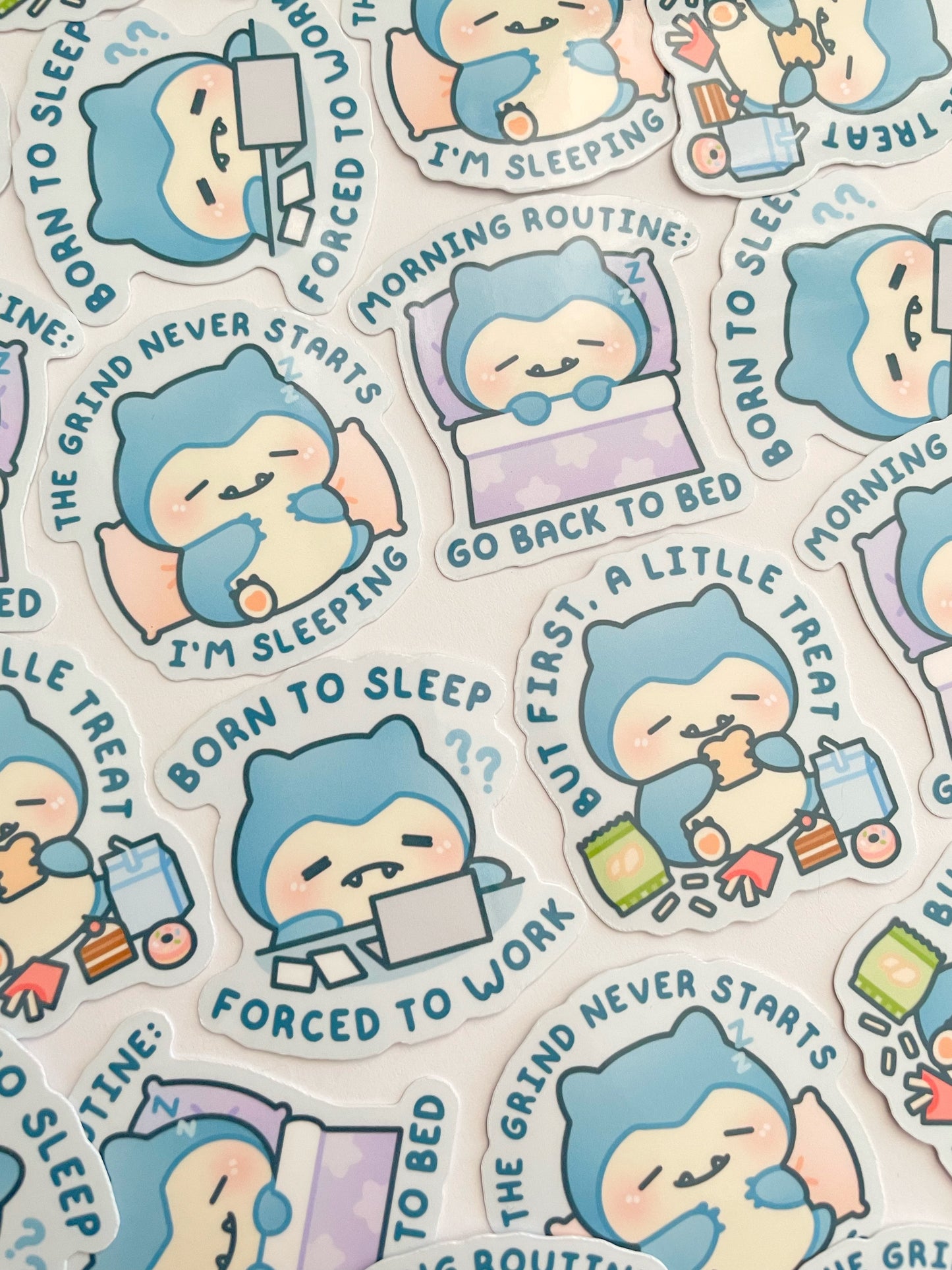 Snorlax Waterproof Stickers