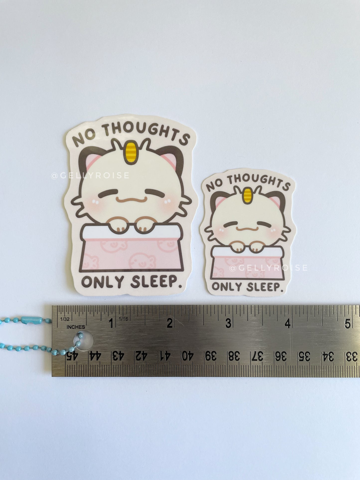 Meowth Waterproof Stickers