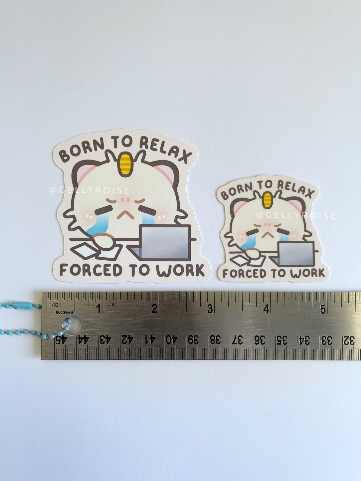 Meowth Waterproof Stickers