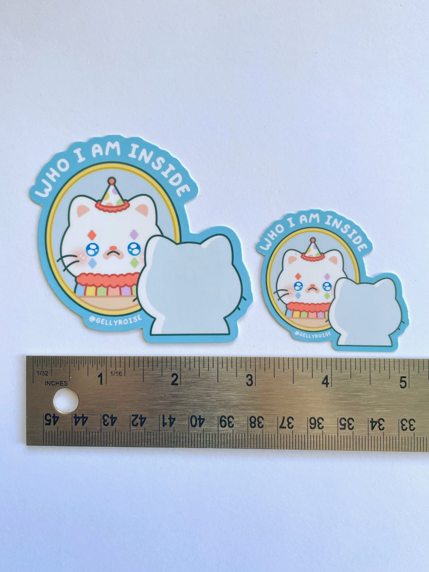 Silly Cat Waterproof Stickers