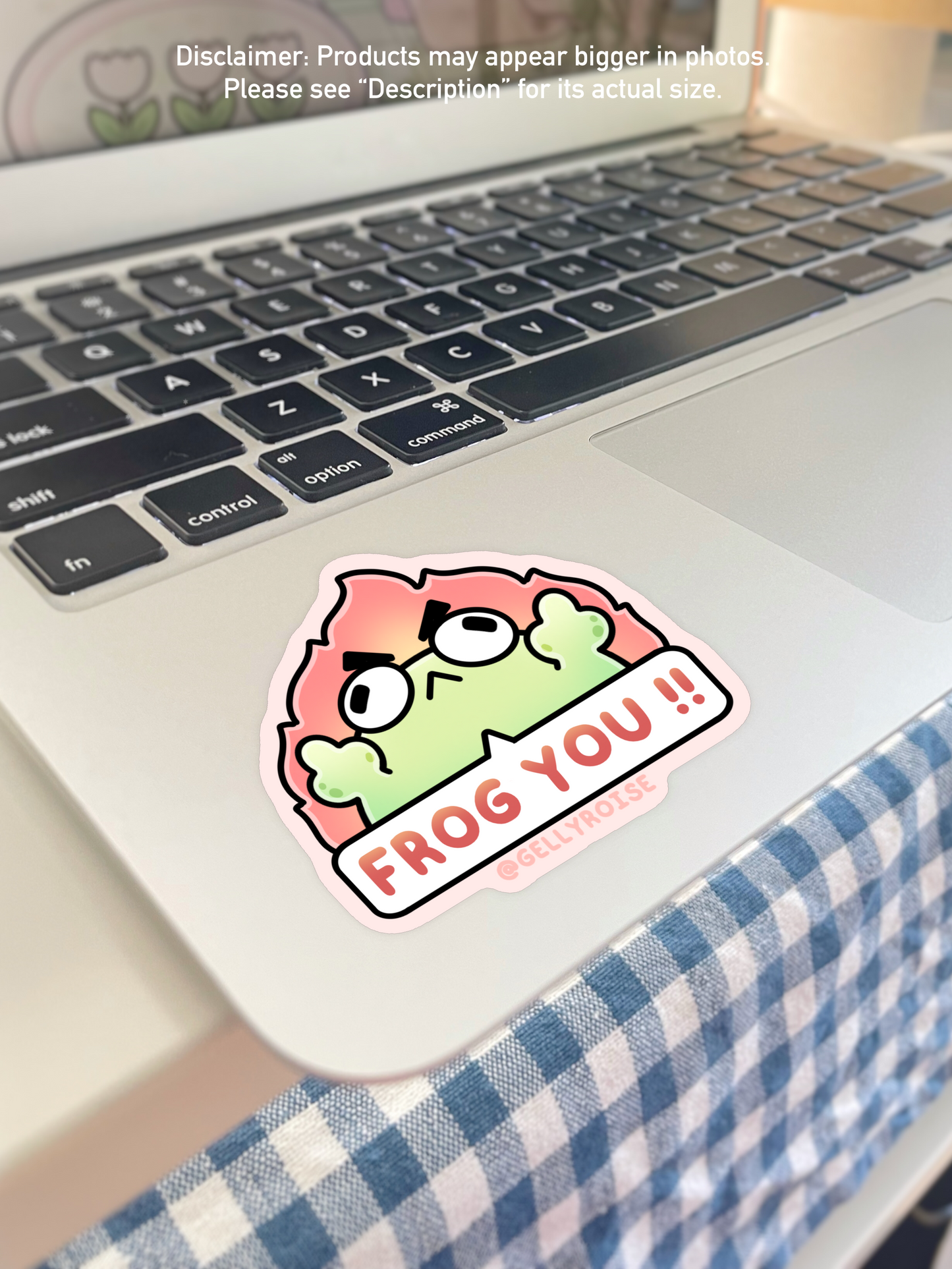 NEW Frog You !! Waterproof Sticker