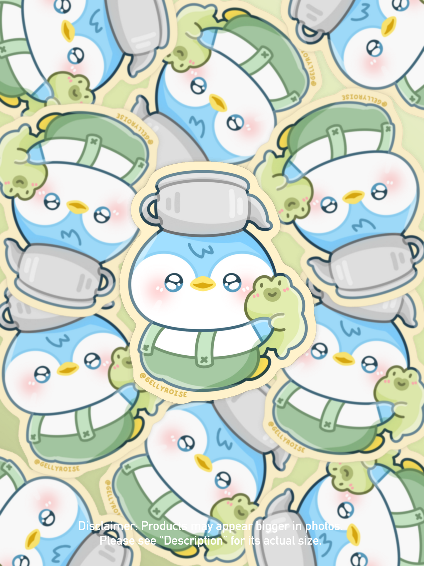 OTGW Penguin Greg Waterproof Sticker