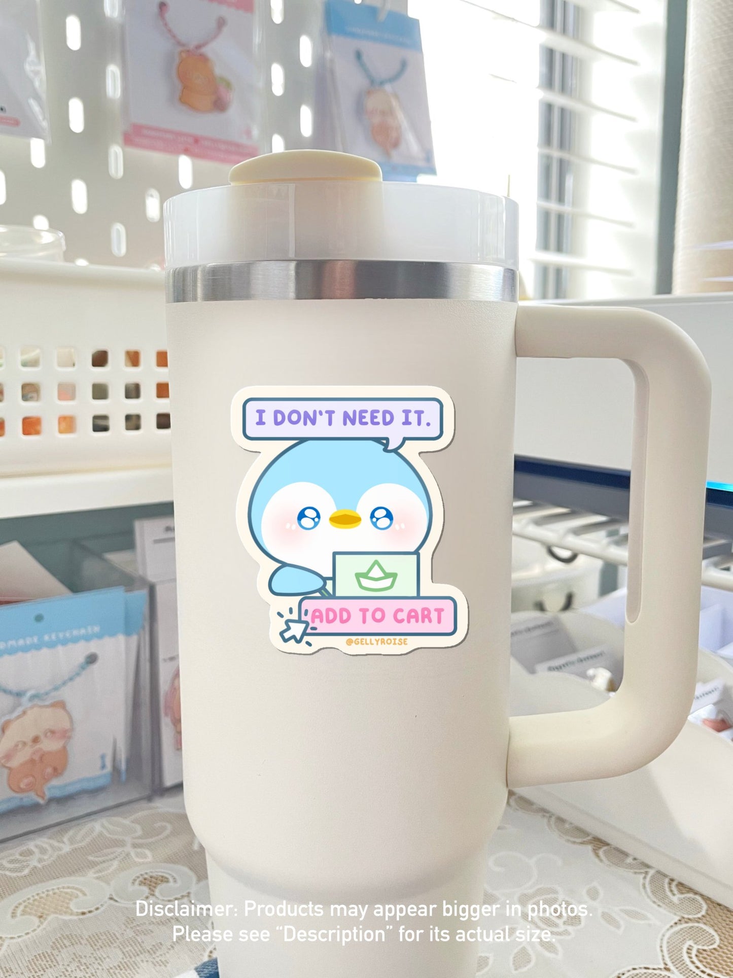 Add to Cart Penguin Waterproof Sticker - Gelly Roise