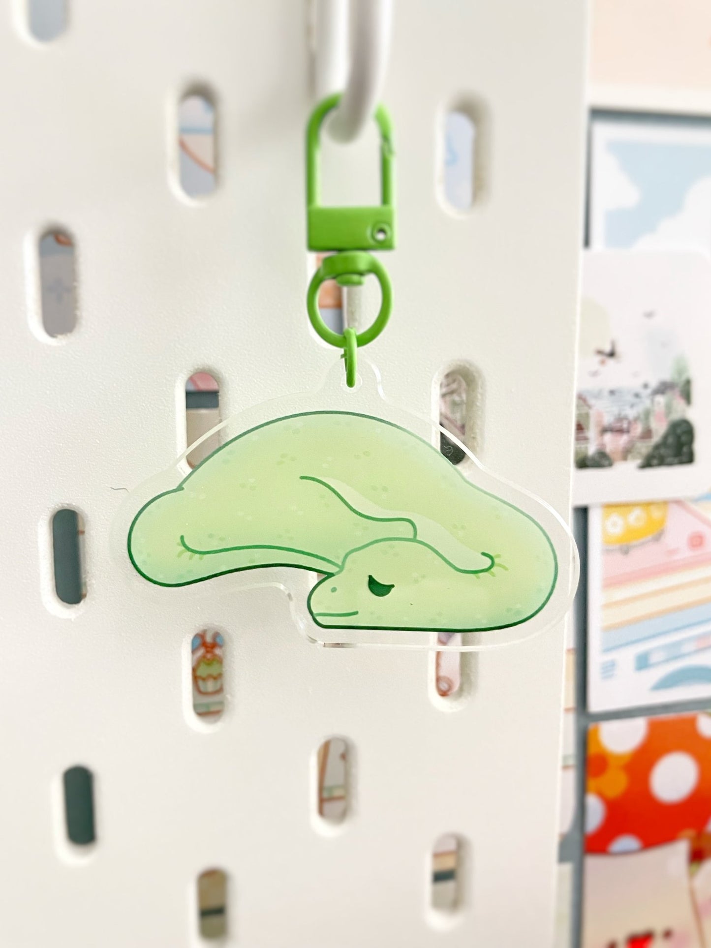 NEW Sleeping Dinosaur Keychains - Gelly Roise