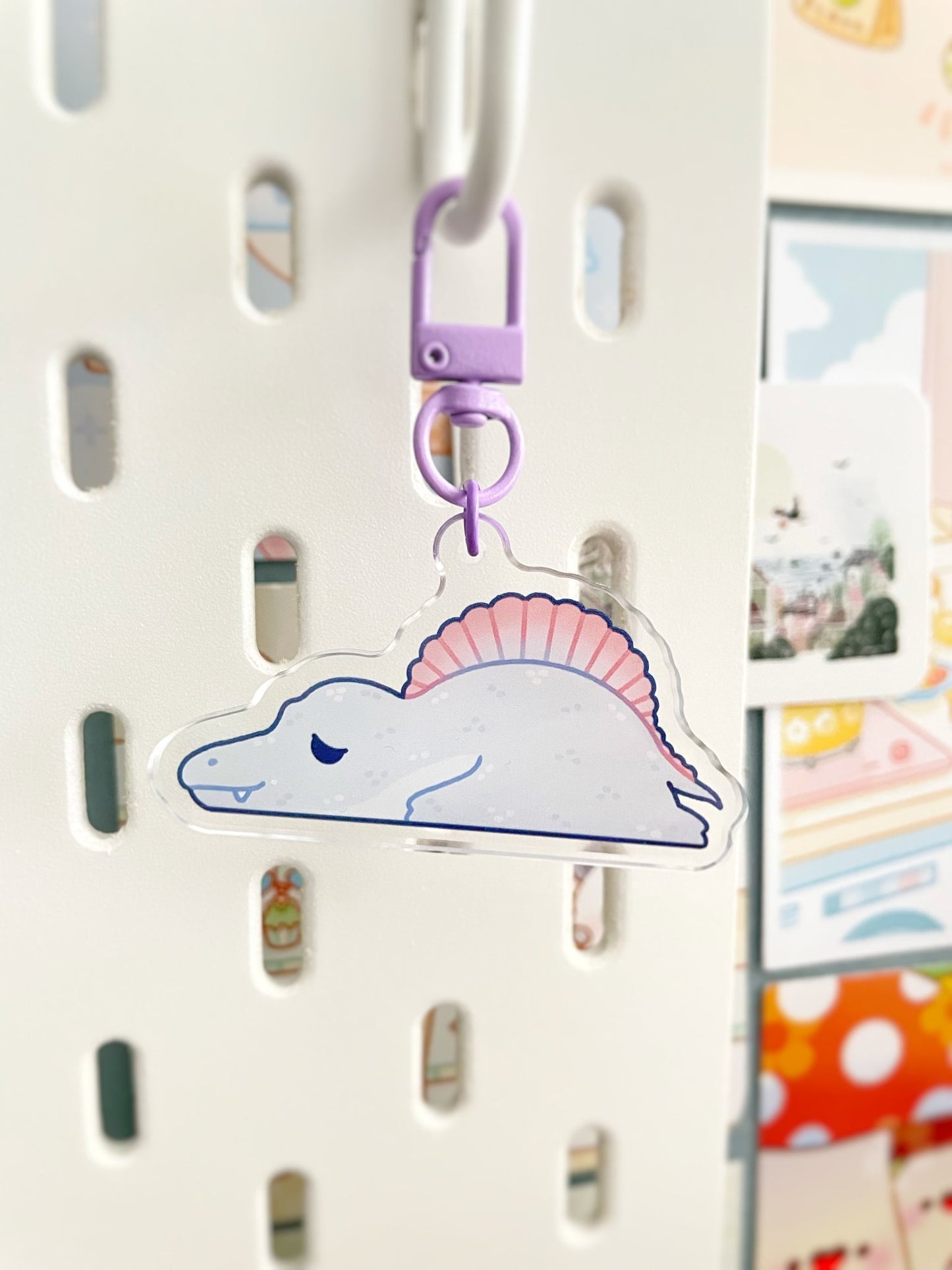 NEW Sleeping Dinosaur Keychains - Gelly Roise