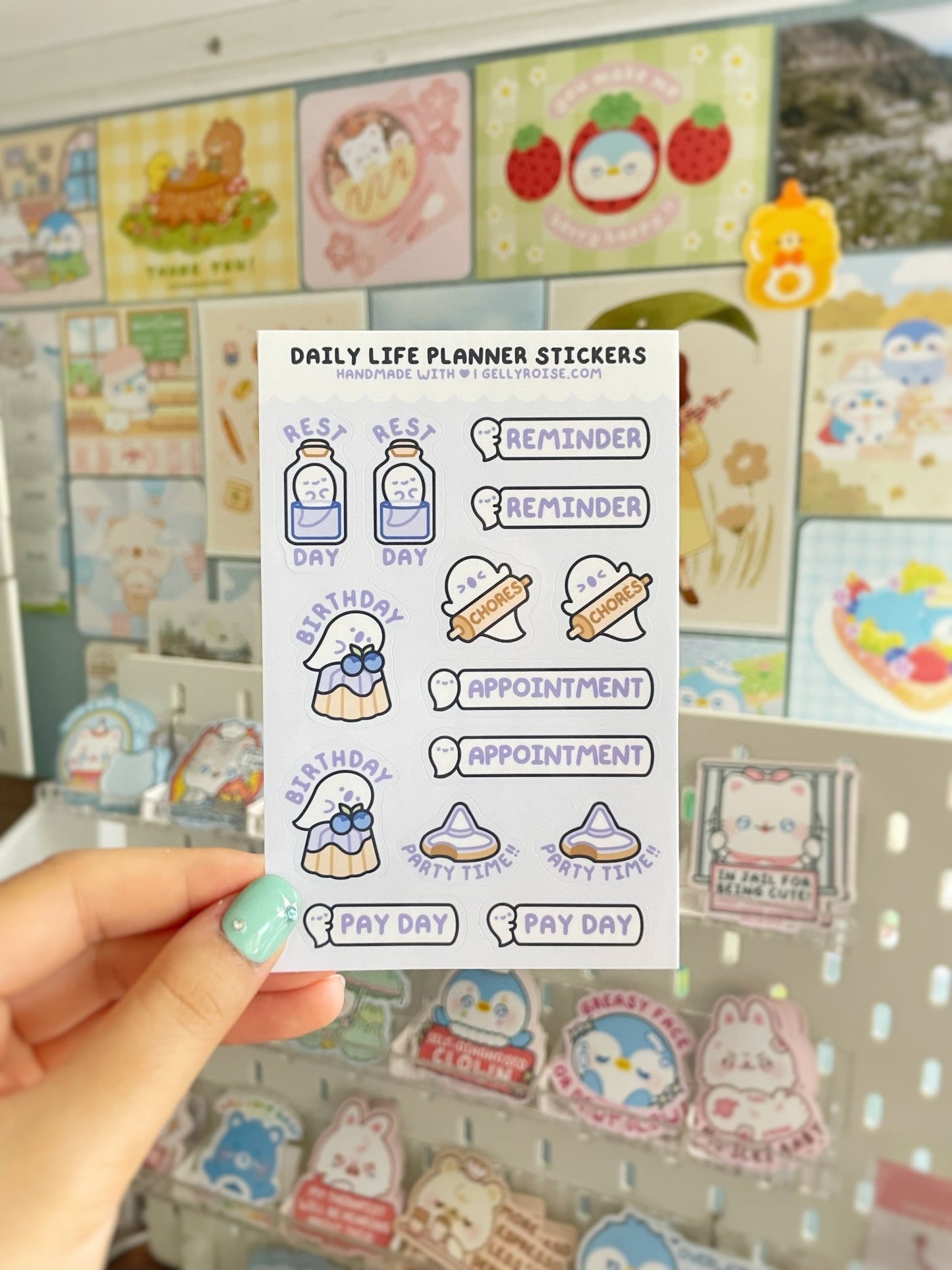 NEW Spooky Baking Sticker Sheet - Gelly Roise