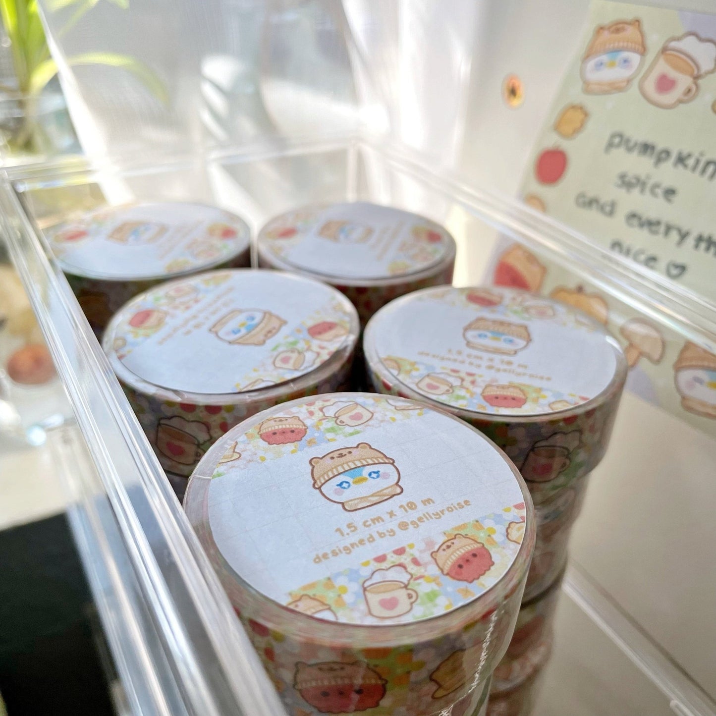 Cottagecore Autumn Washi Tape - Gelly Roise