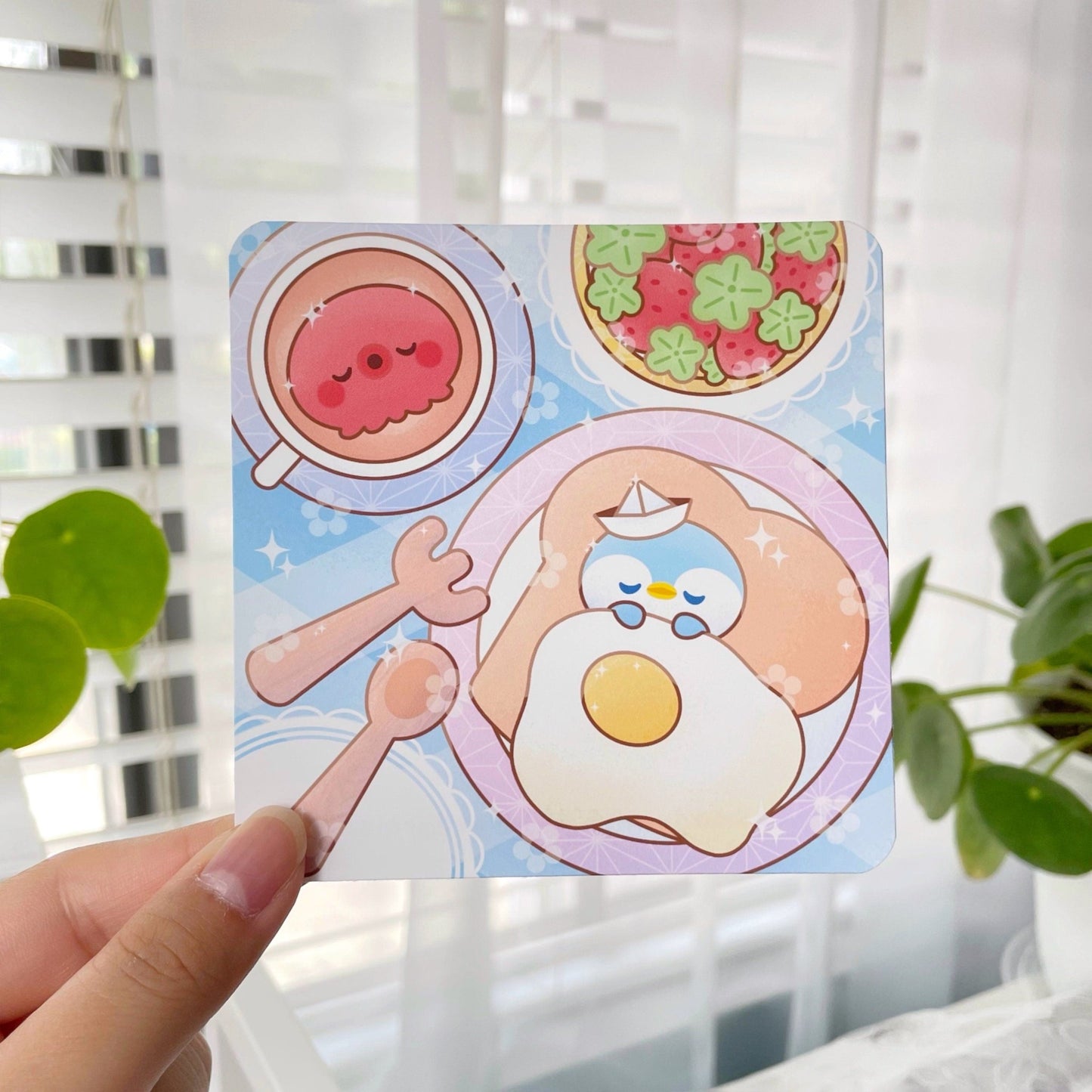 Cute Breakfast Art Print - Gelly Roise