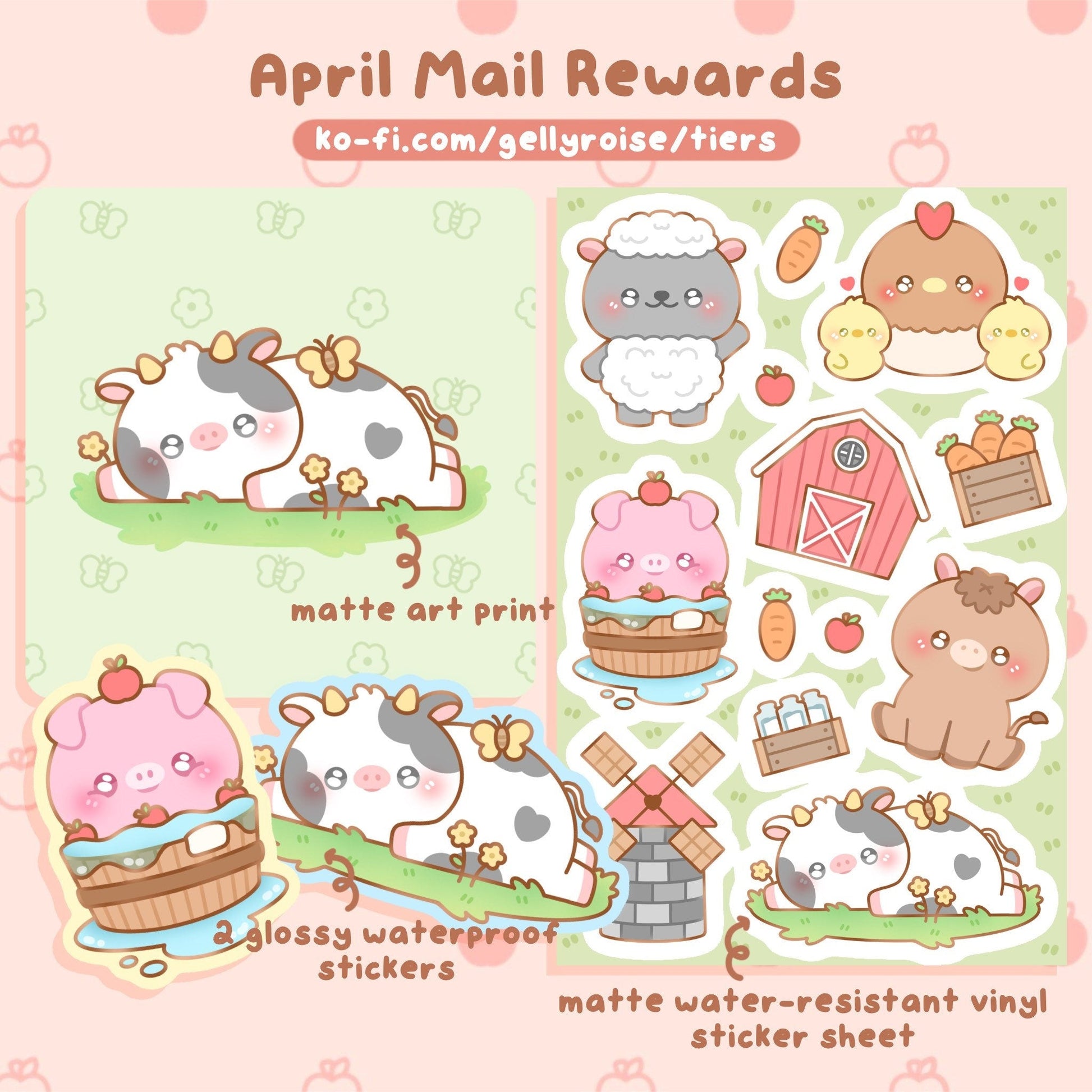 Husky Pup Noodles Waterproof Sticker - Gelly Roise