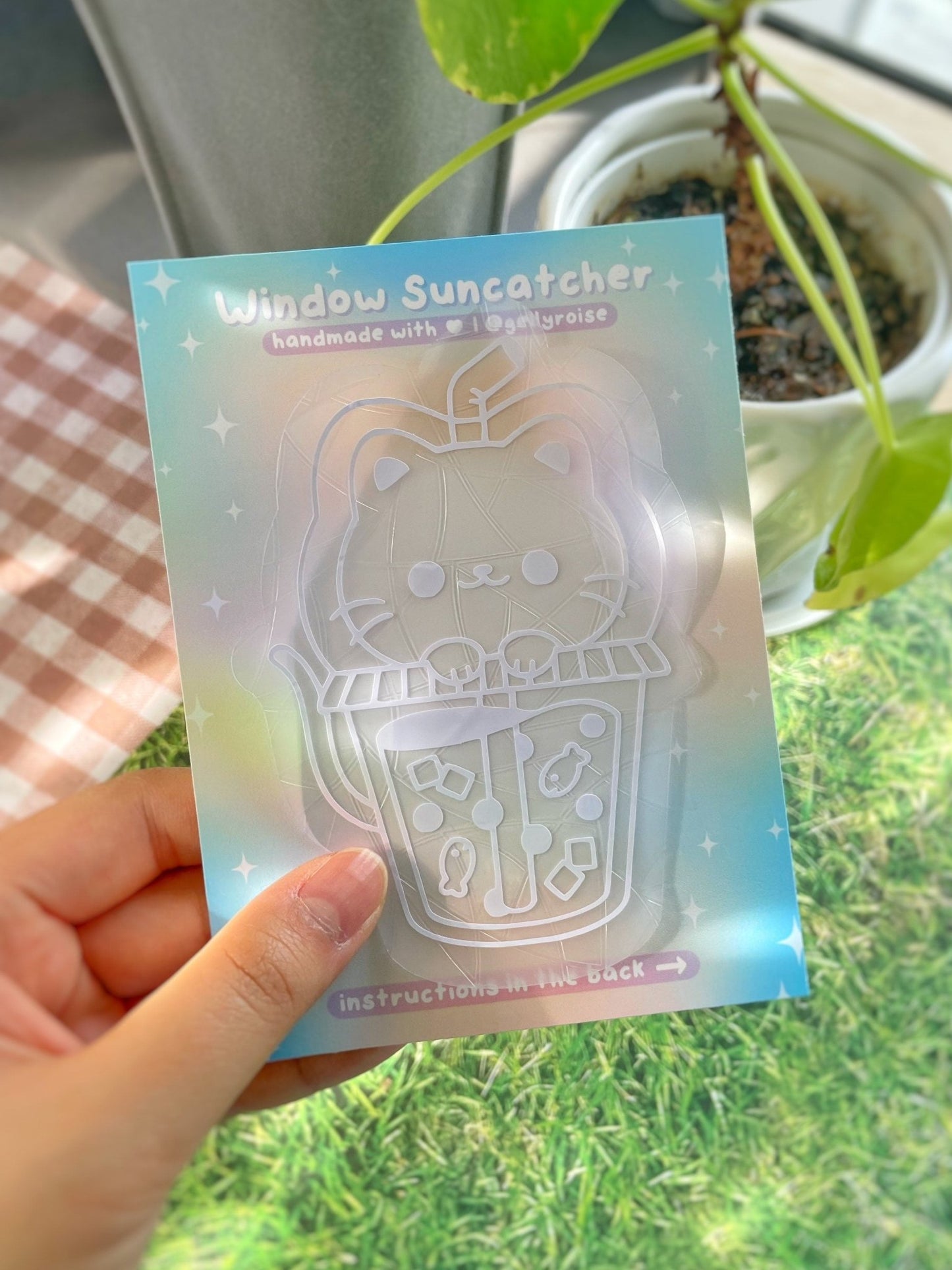Kitty x Boba Window Suncatcher - Gelly Roise
