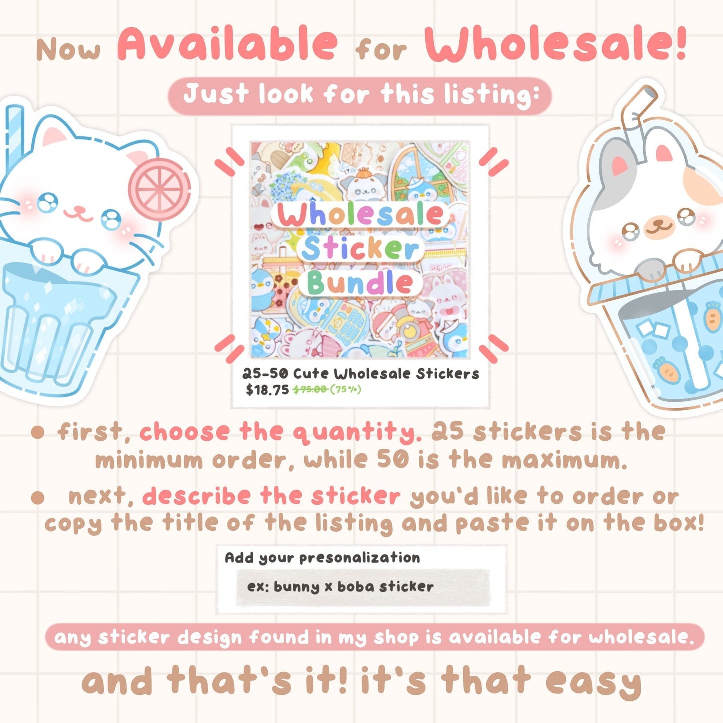 Penguin Noodle Cup Waterproof Sticker - Gelly Roise