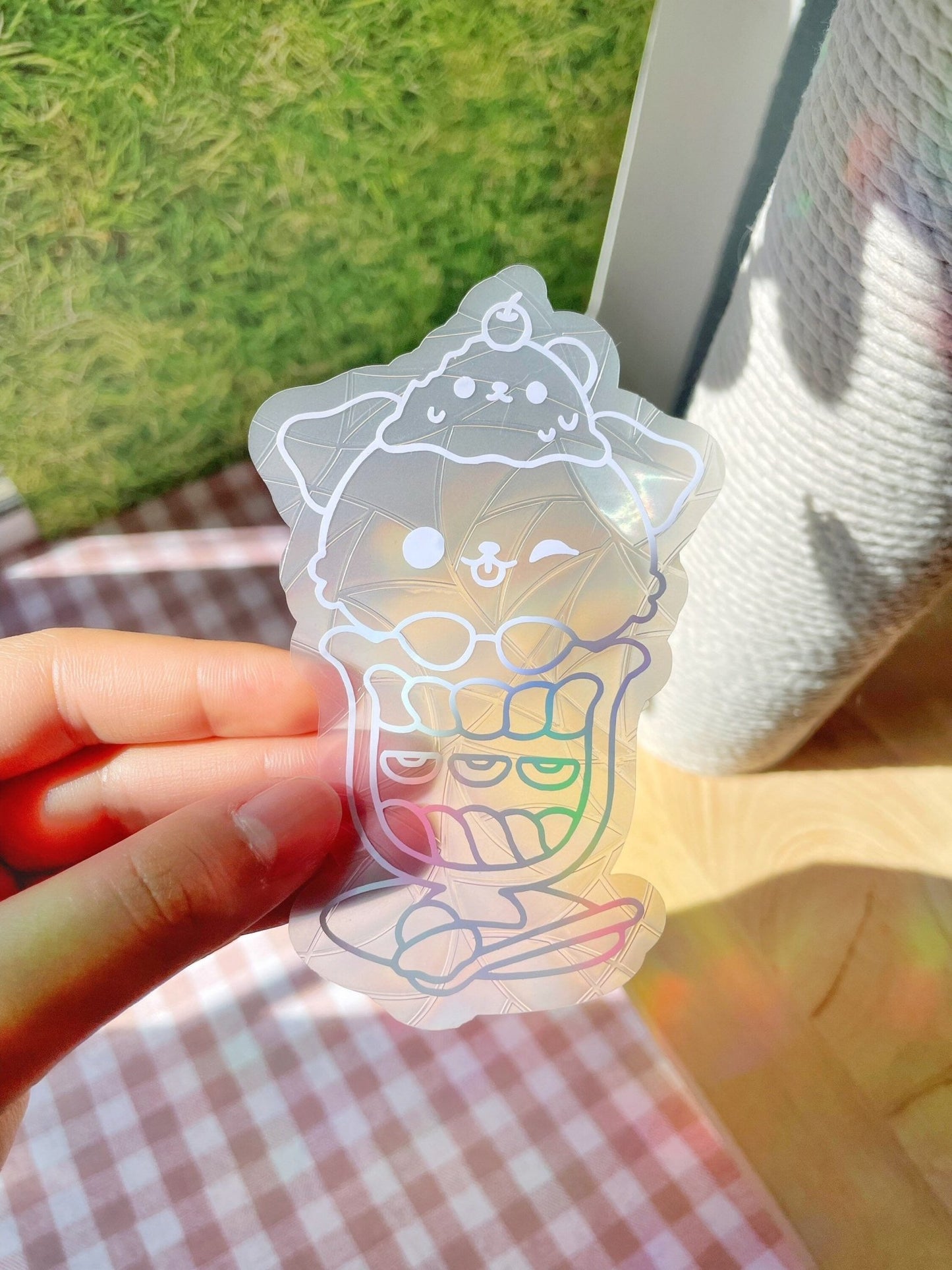 Puppy x Parfait Window Suncatcher - Gelly Roise