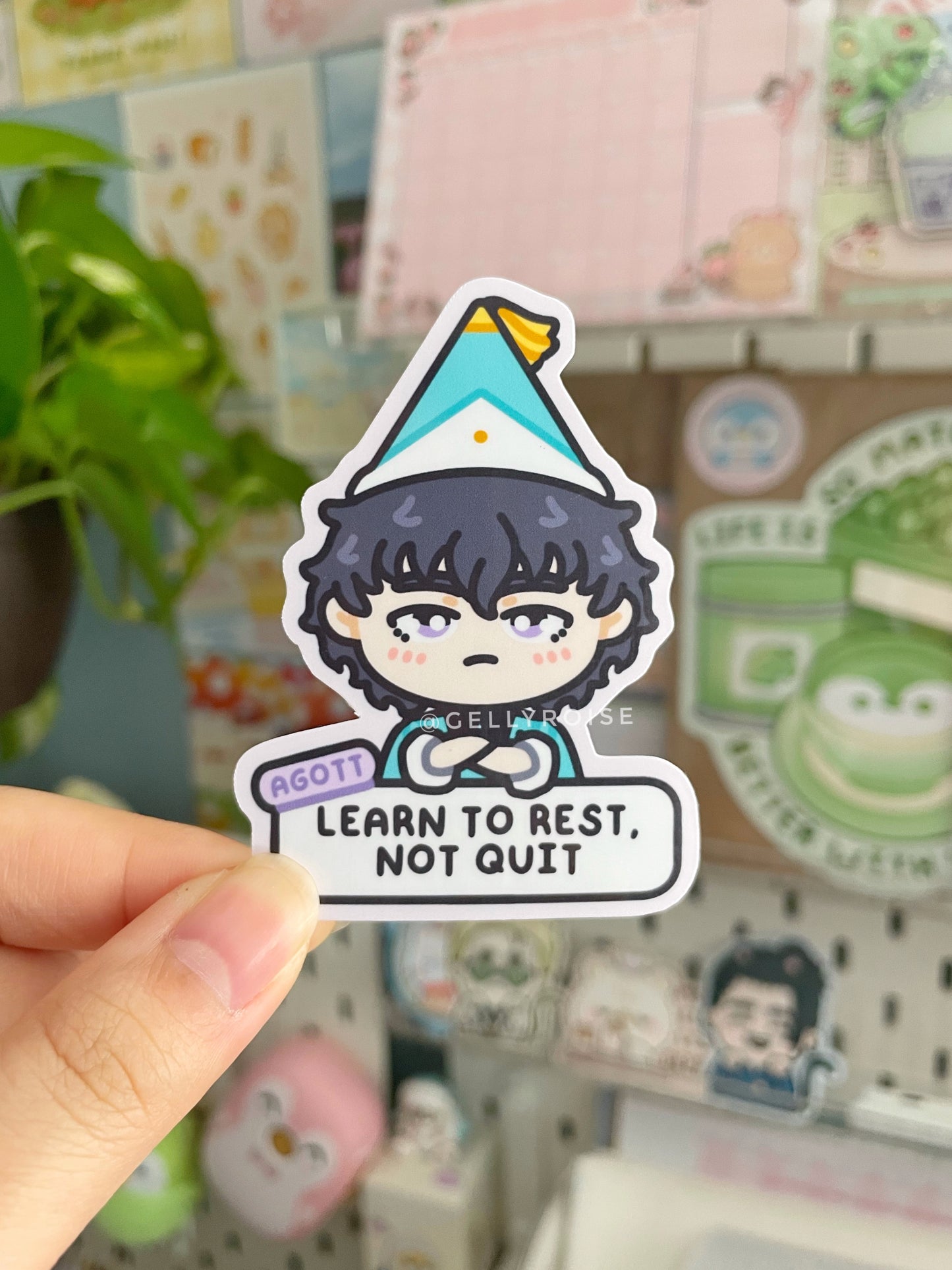 Positive Chibi Witches Waterproof Sticker