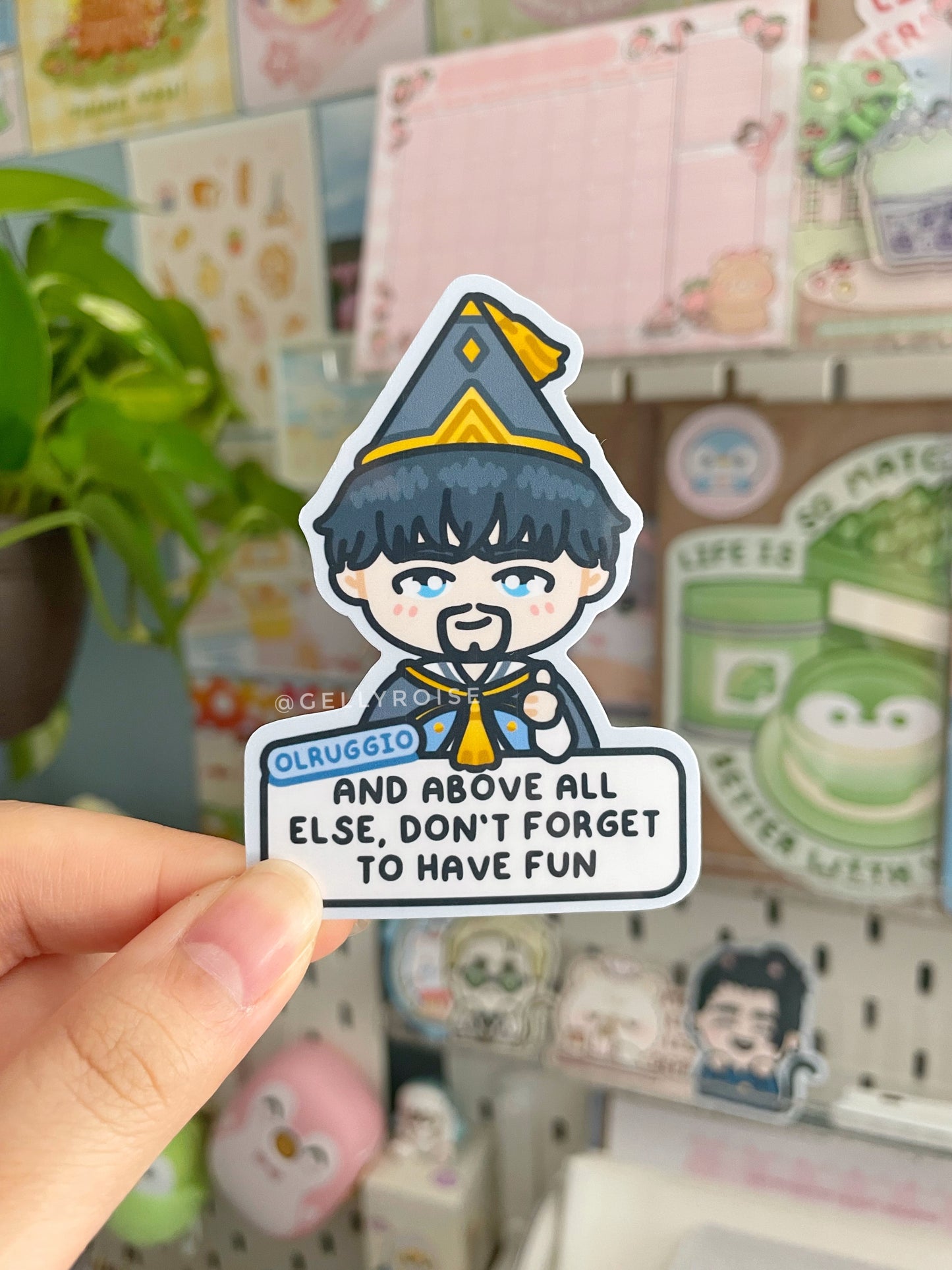 Positive Chibi Witches Waterproof Sticker