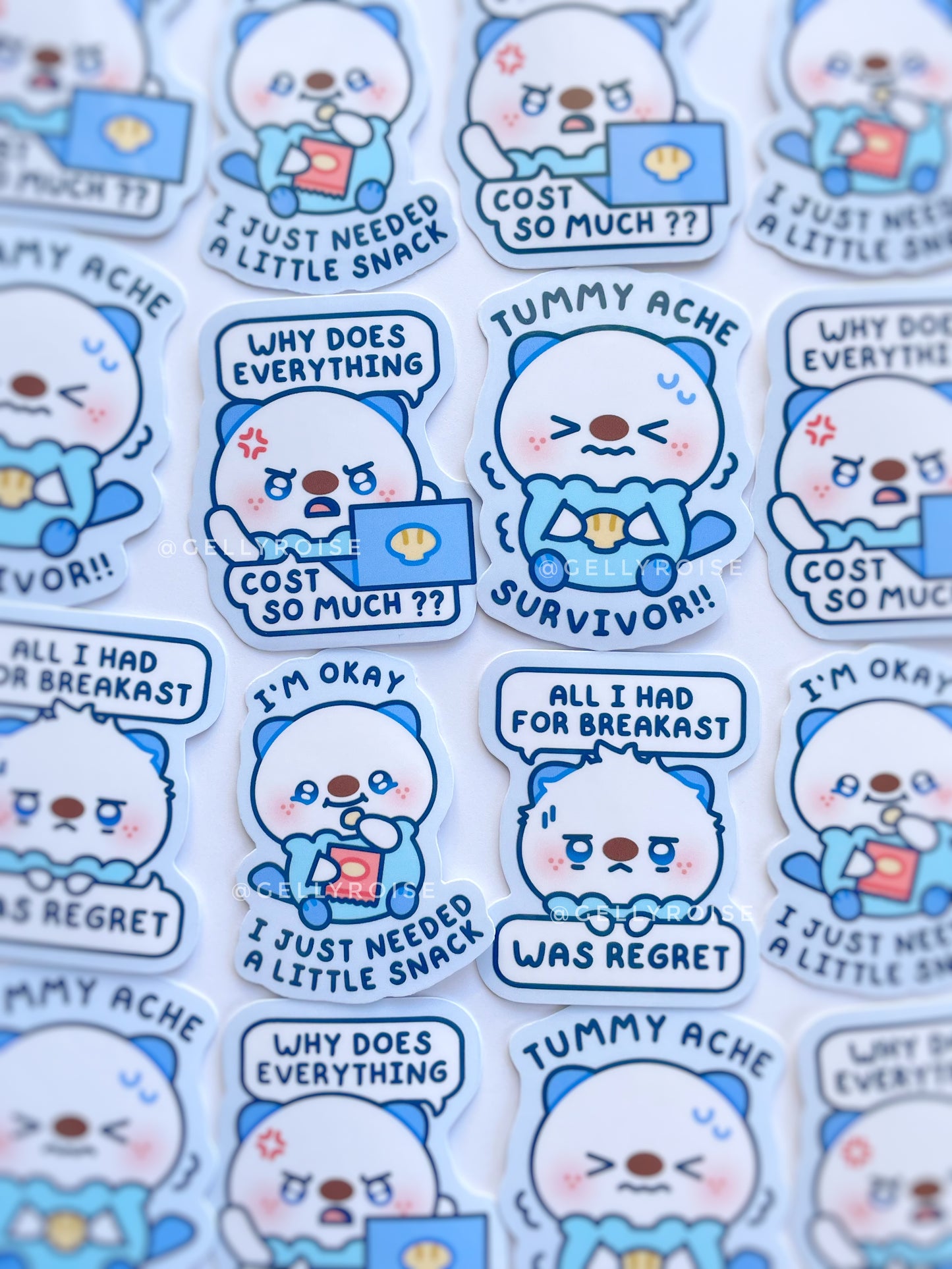 Silly Otter Waterproof Sticker Pack