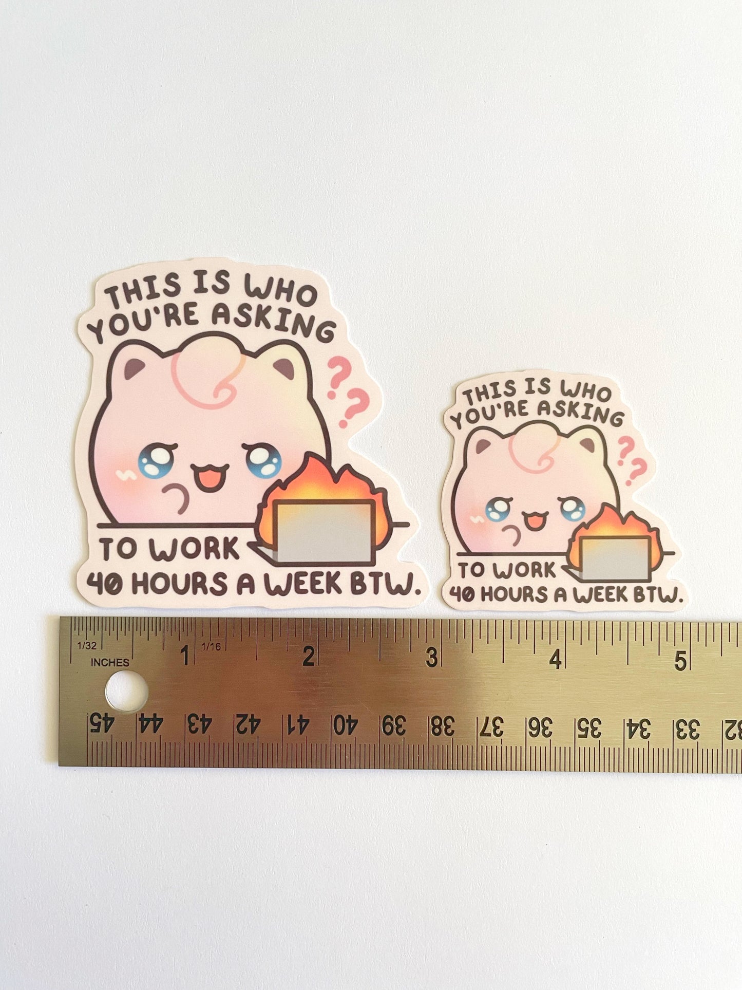 Jigglypuff Waterproof Stickers