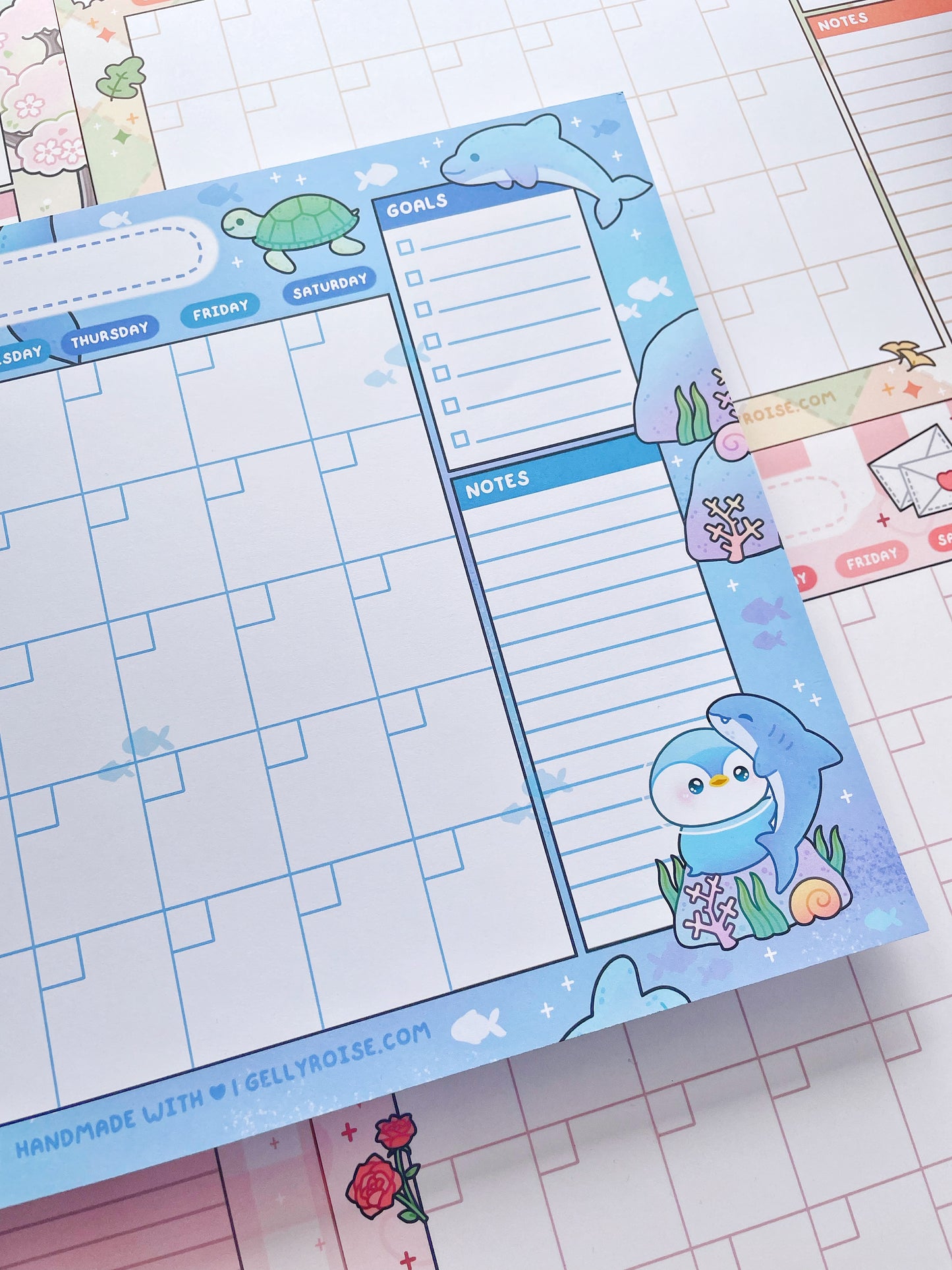 Under The Sea Penguin Desk Calendar