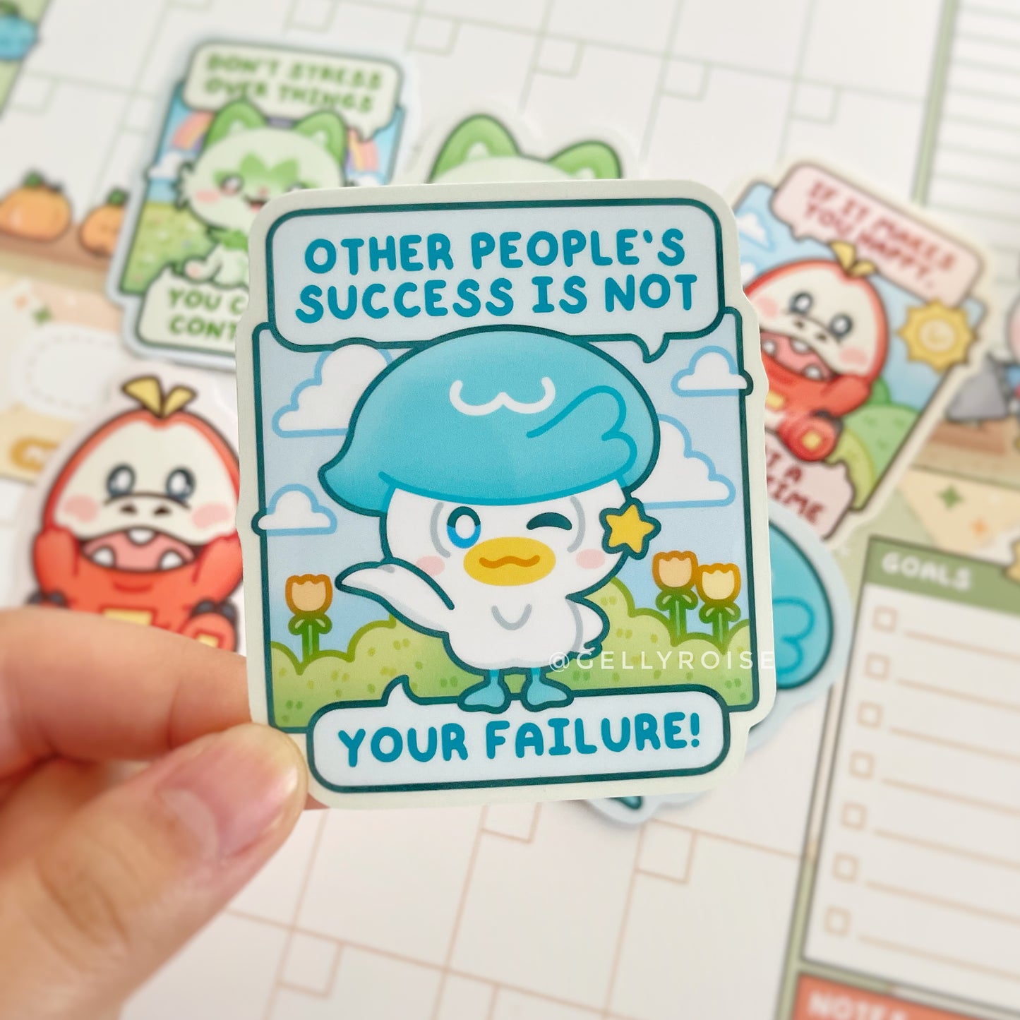 Poke Starters Gen 9 Waterproof Stickers