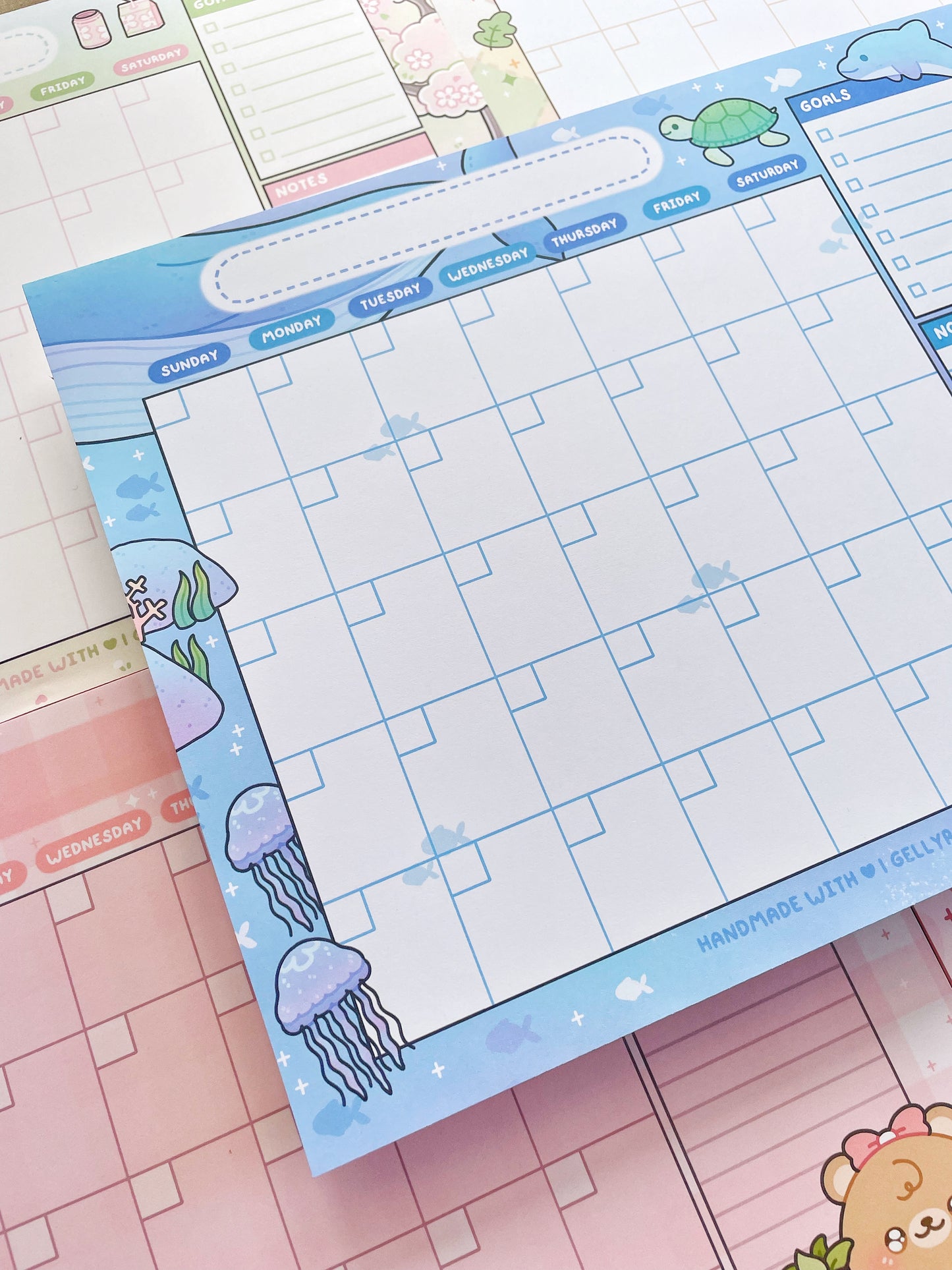 Under The Sea Penguin Desk Calendar