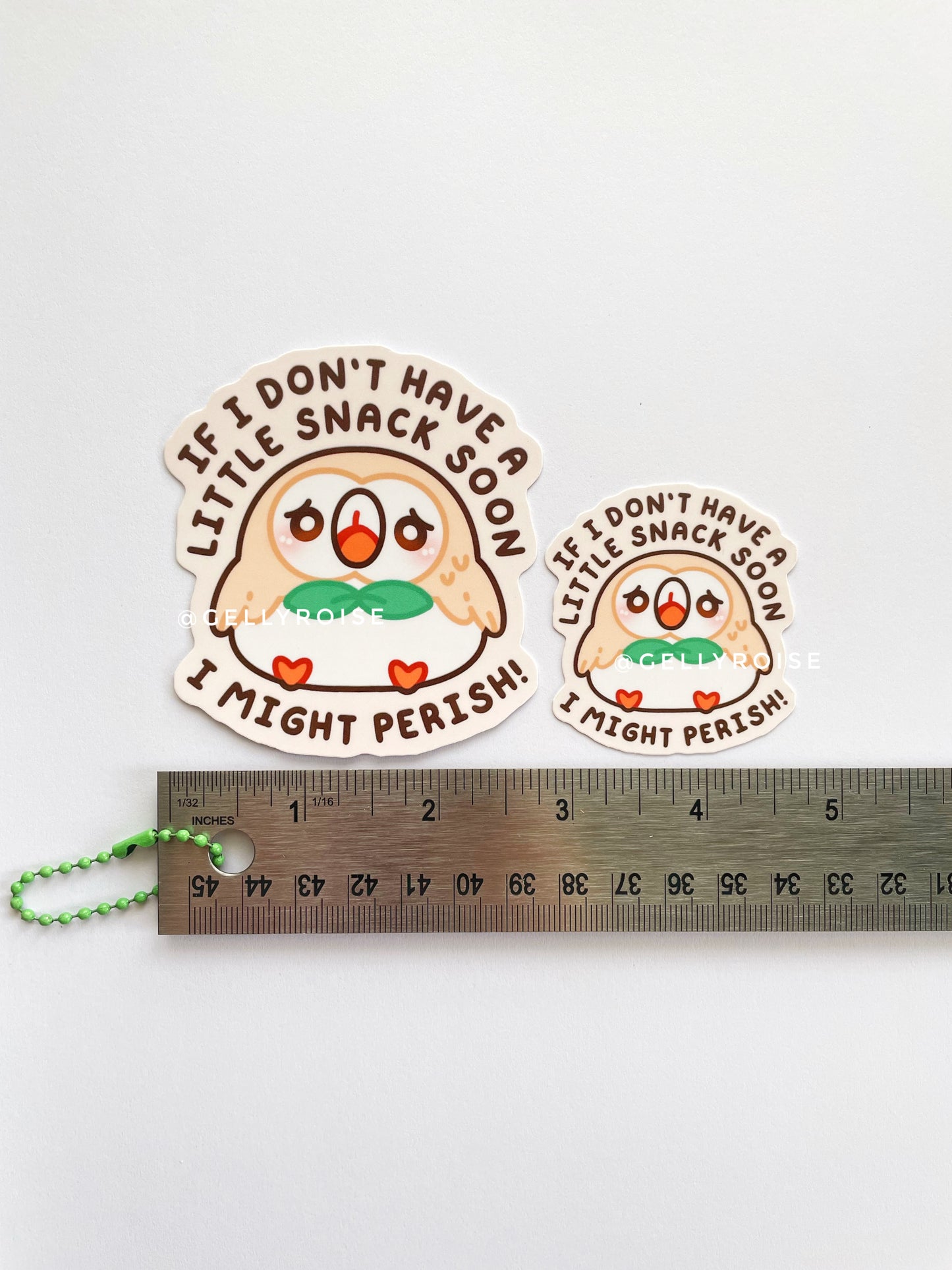Game Cartoon Owl Waterproof Stickers