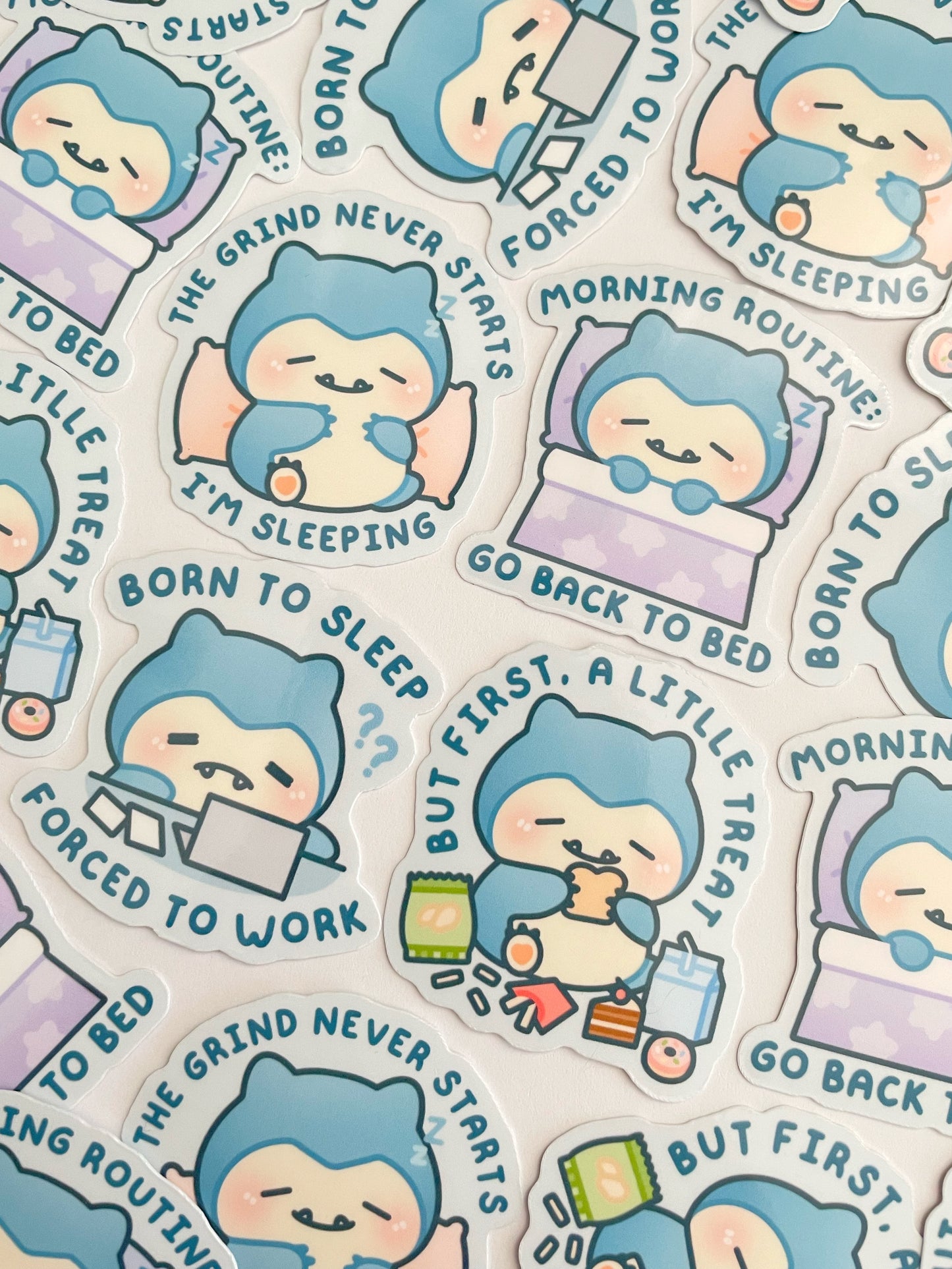 Snorlax Waterproof Stickers