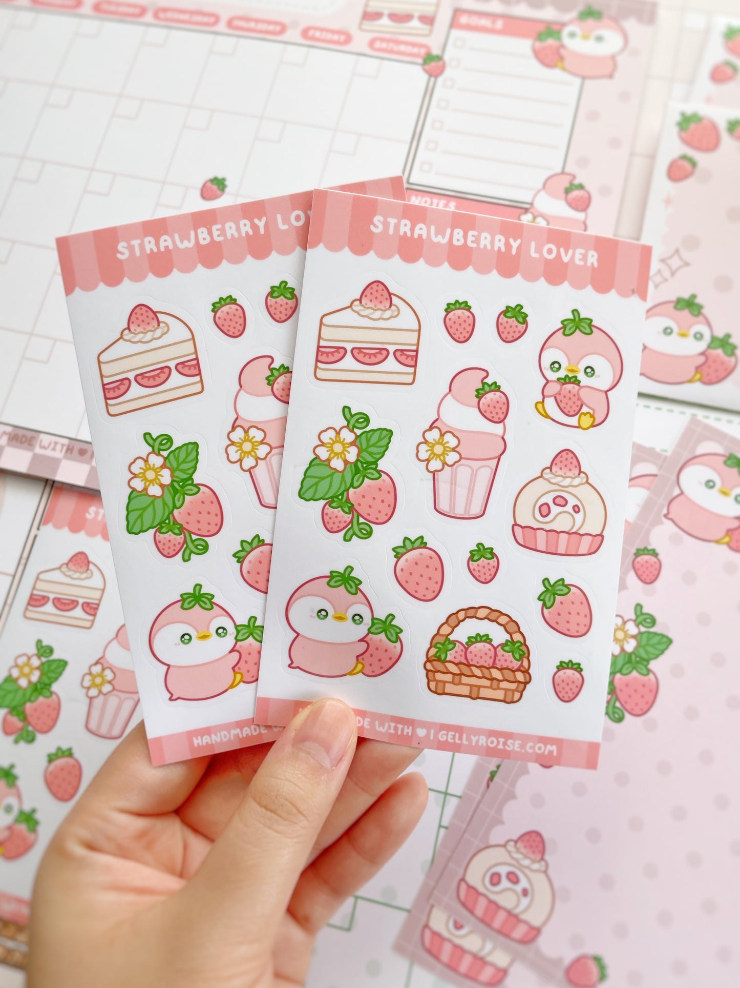 Strawberry Lover Sticker Sheet