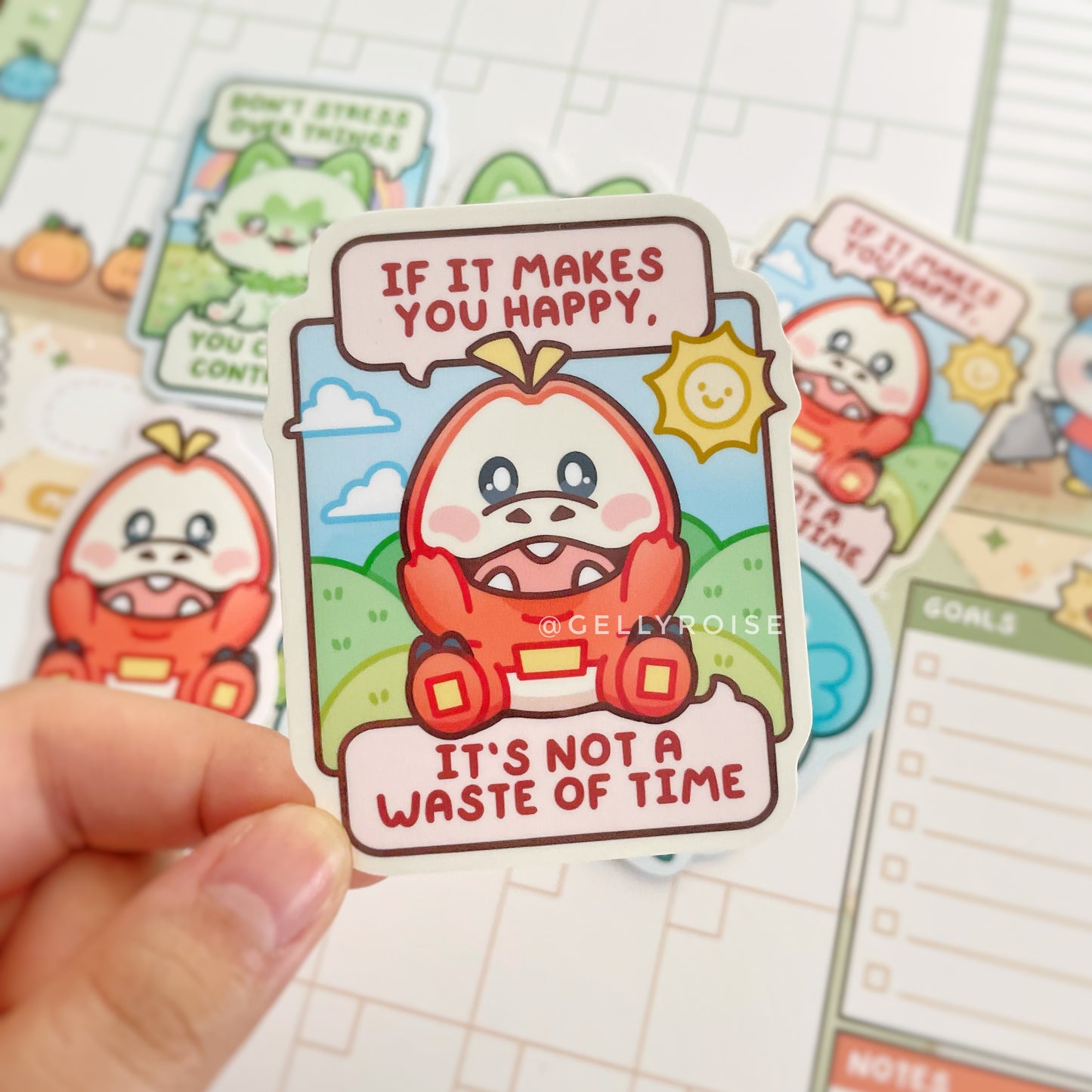 Poke Starters Gen 9 Waterproof Stickers