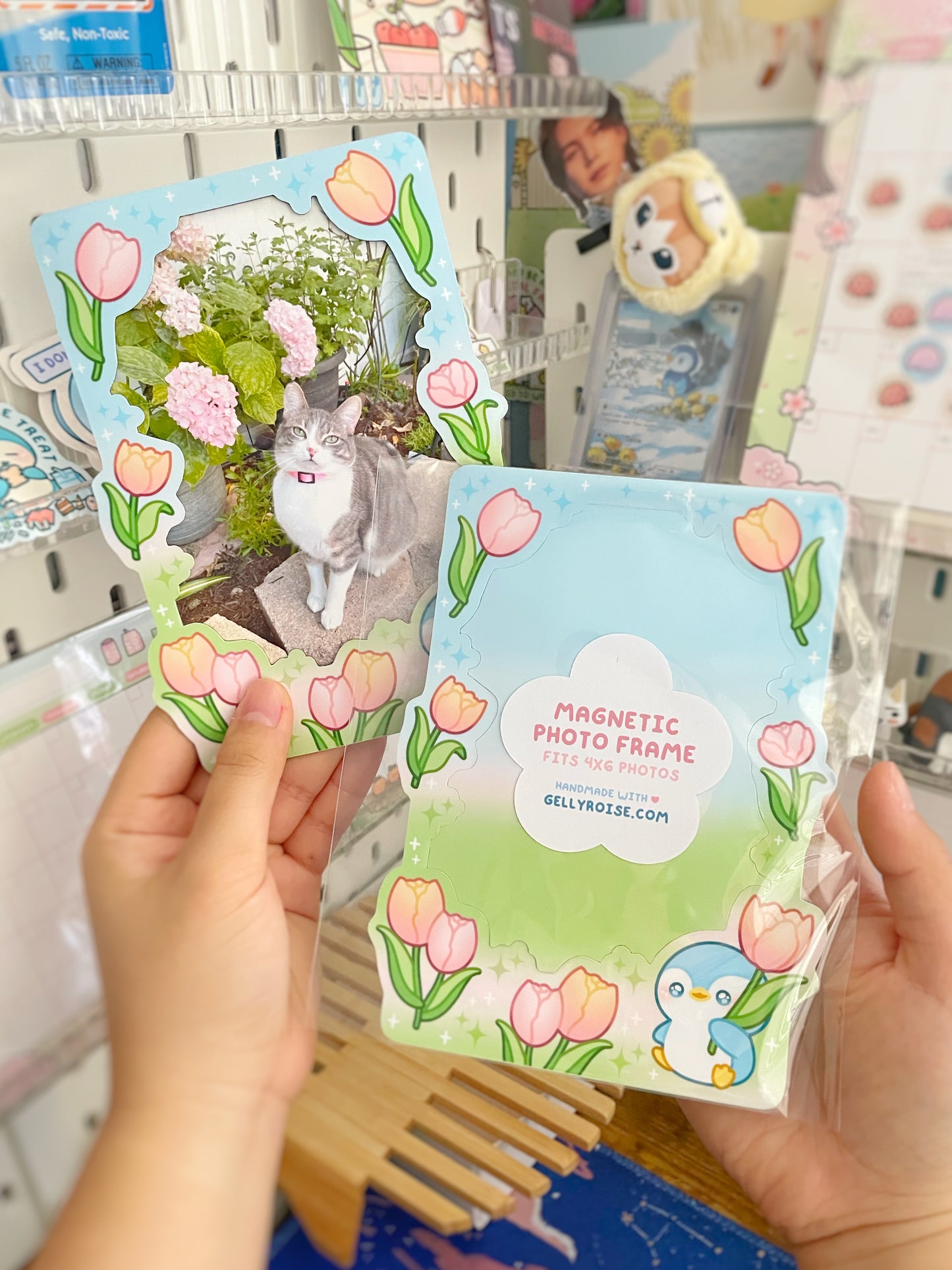 Tulips Magnetic Photo Frame