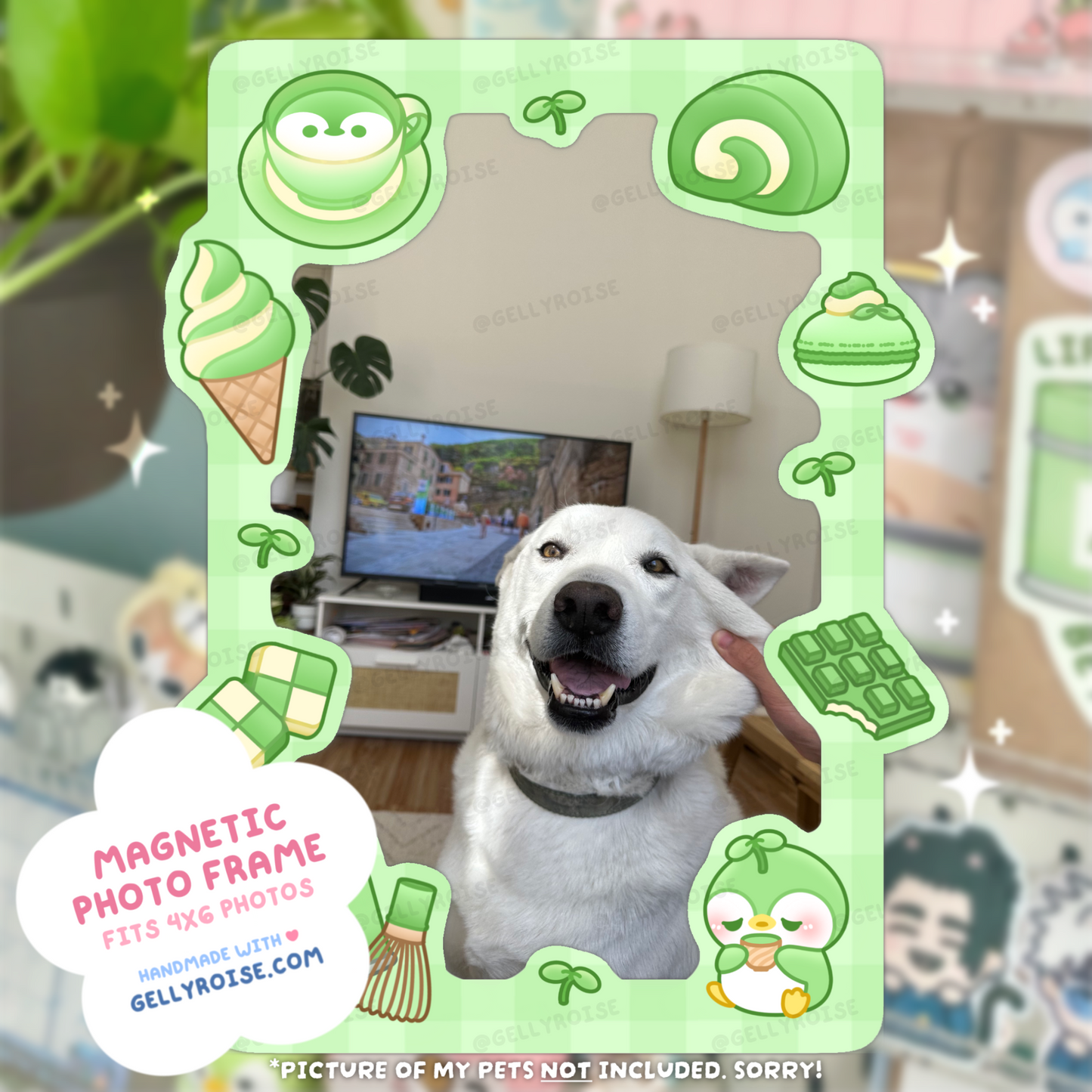 Matcha Lover Magnetic Photo Frame
