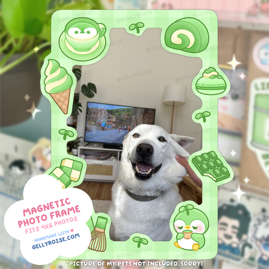 Matcha Lover Magnetic Photo Frame
