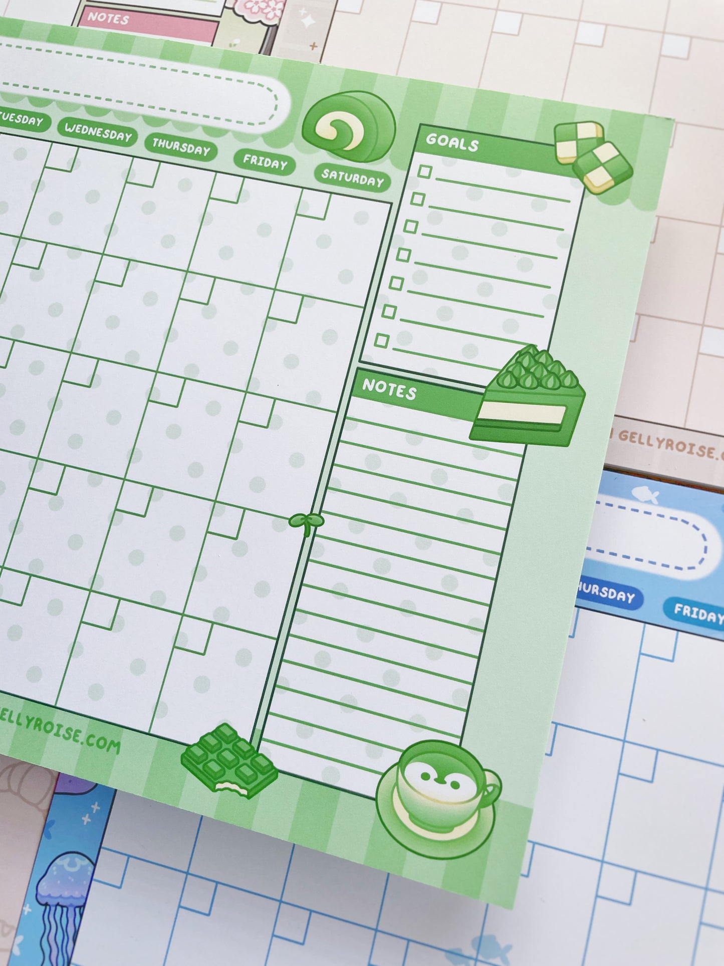 Matcha Lover Penguin Desk Calendar