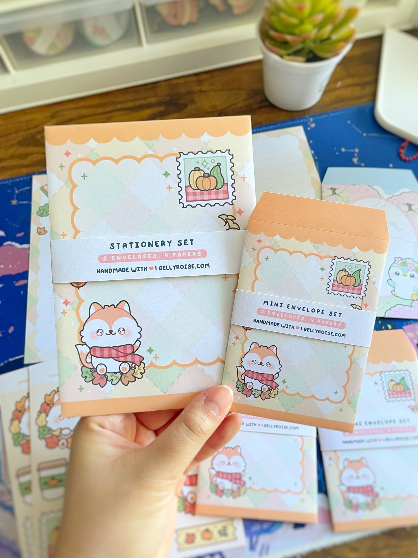 Autumn Fox Paper & Envelope Sets