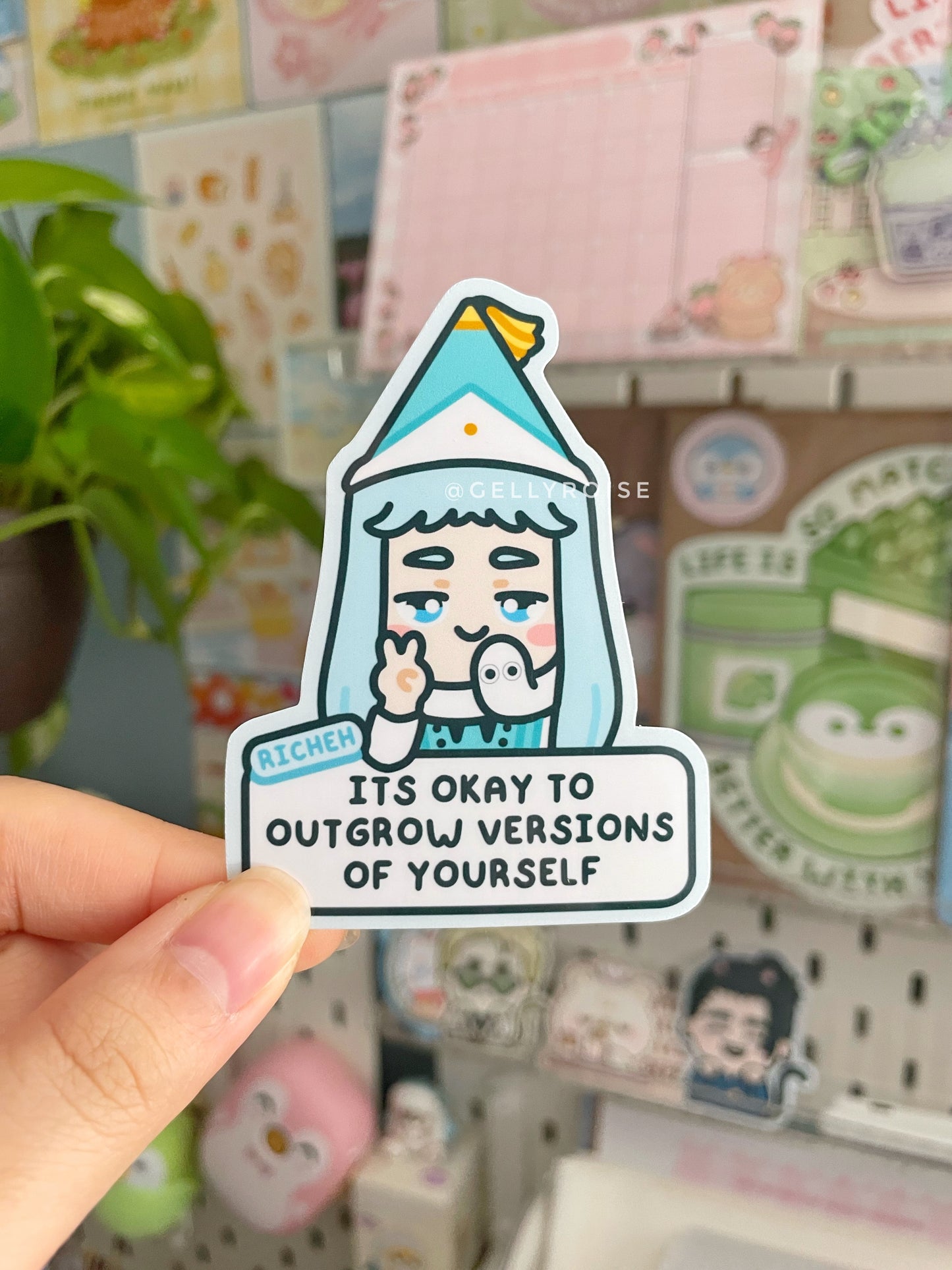 Positive Chibi Witches Waterproof Sticker