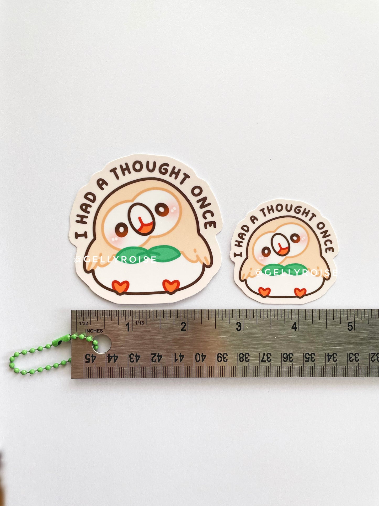 Game Cartoon Owl Waterproof Stickers