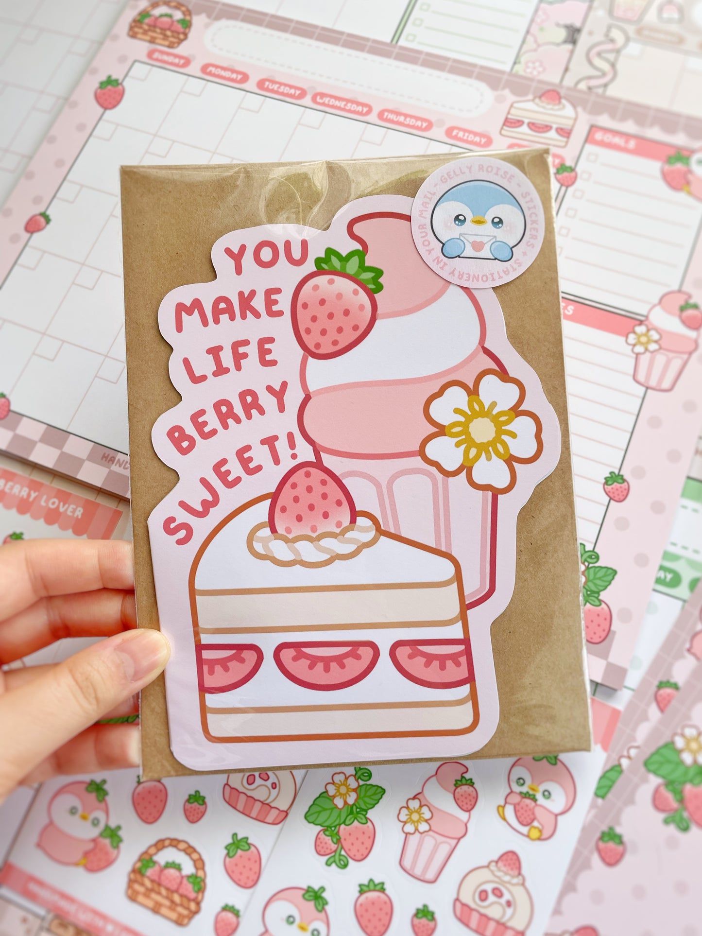 "You Make Life Berry Sweet!" Greeting Card