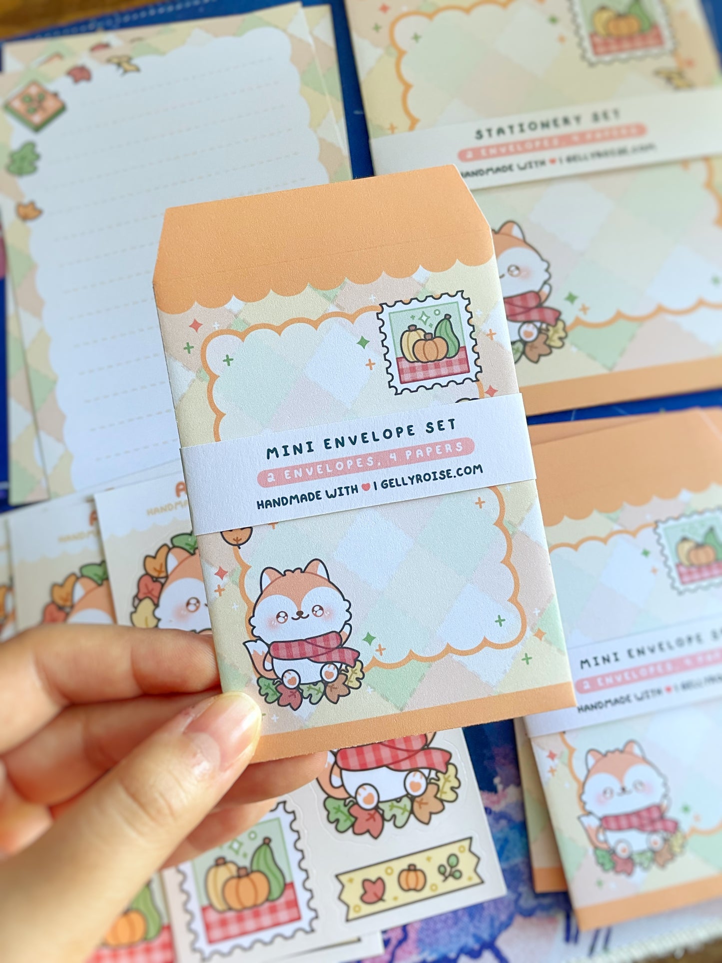 Autumn Fox Paper & Envelope Sets