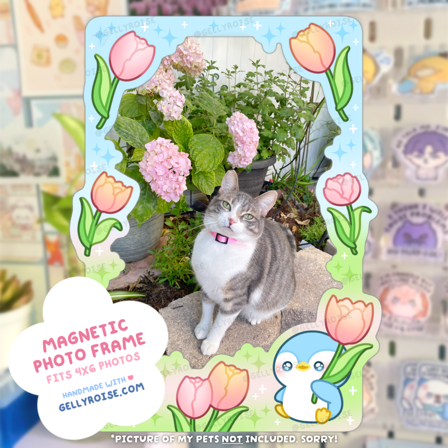 Tulips Magnetic Photo Frame