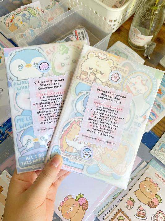 Ultimate B-grade Sticker & Stationery Pack