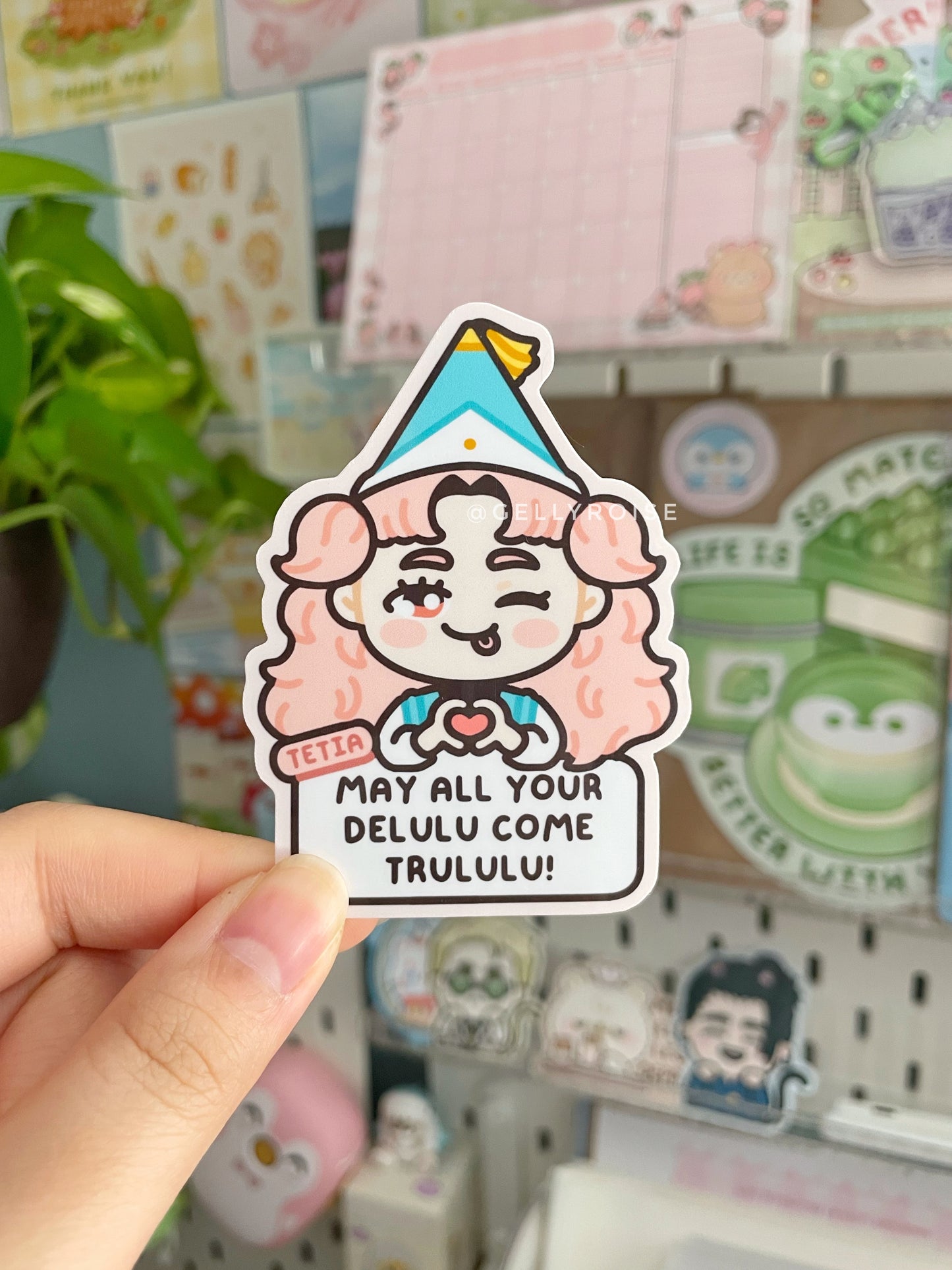 Positive Chibi Witches Waterproof Sticker