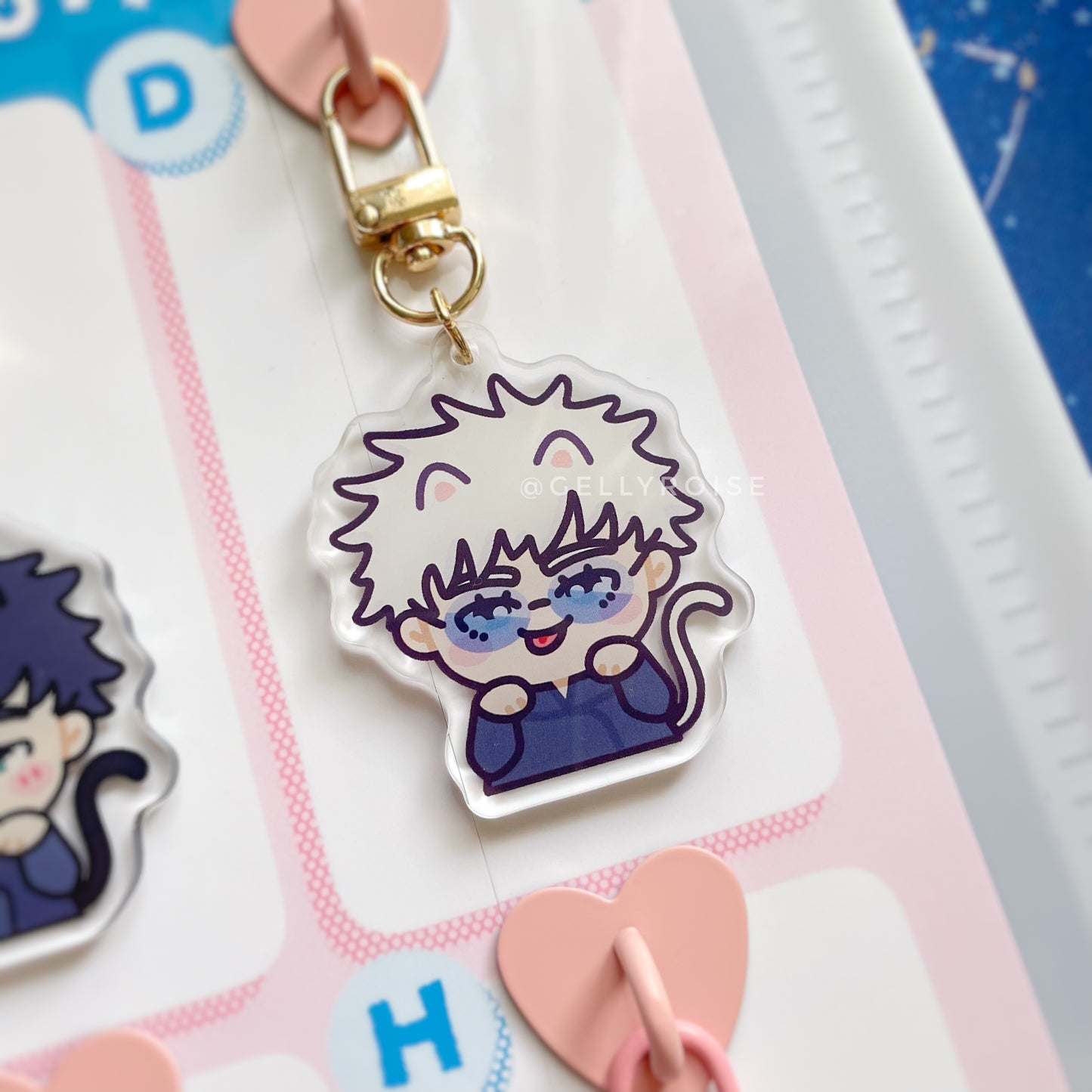 Chibi Cat Sorcerers Keychains