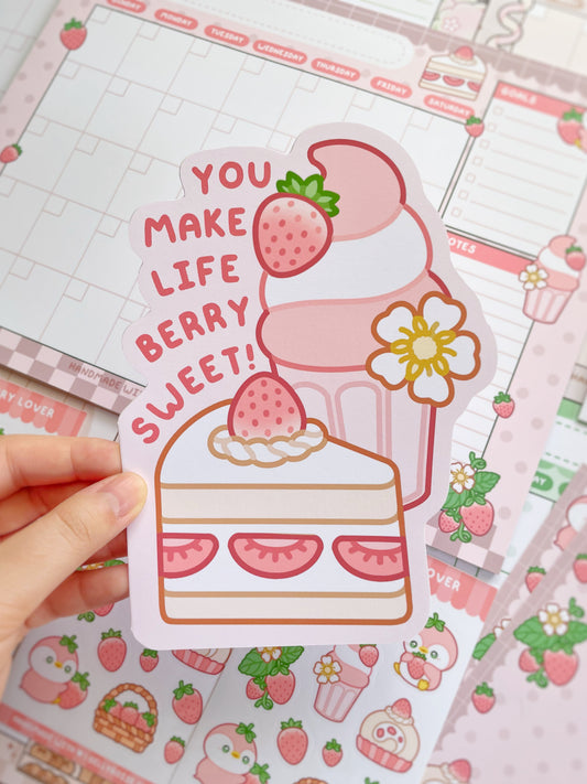 "You Make Life Berry Sweet!" Greeting Card