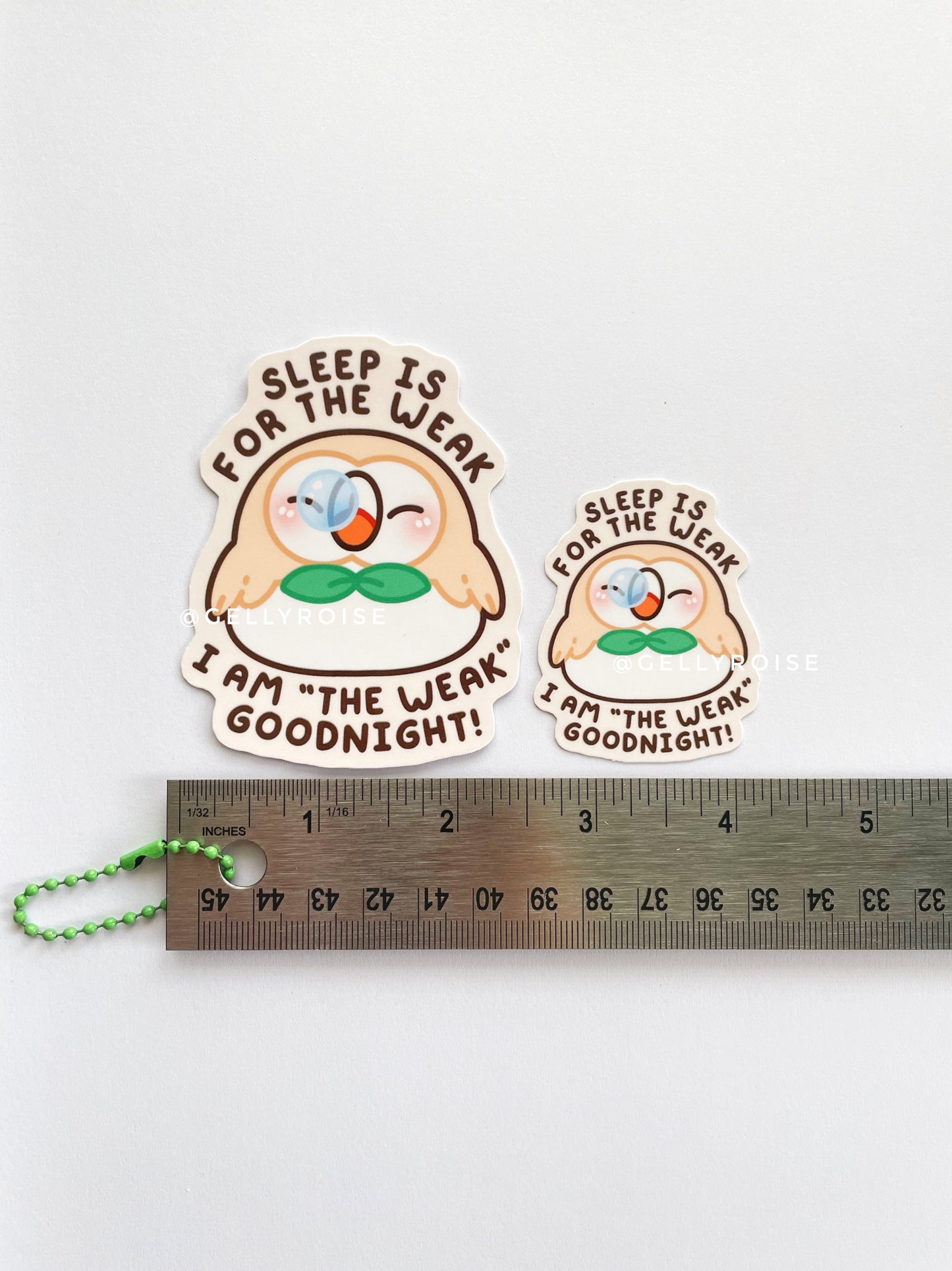 Game Cartoon Owl Waterproof Stickers