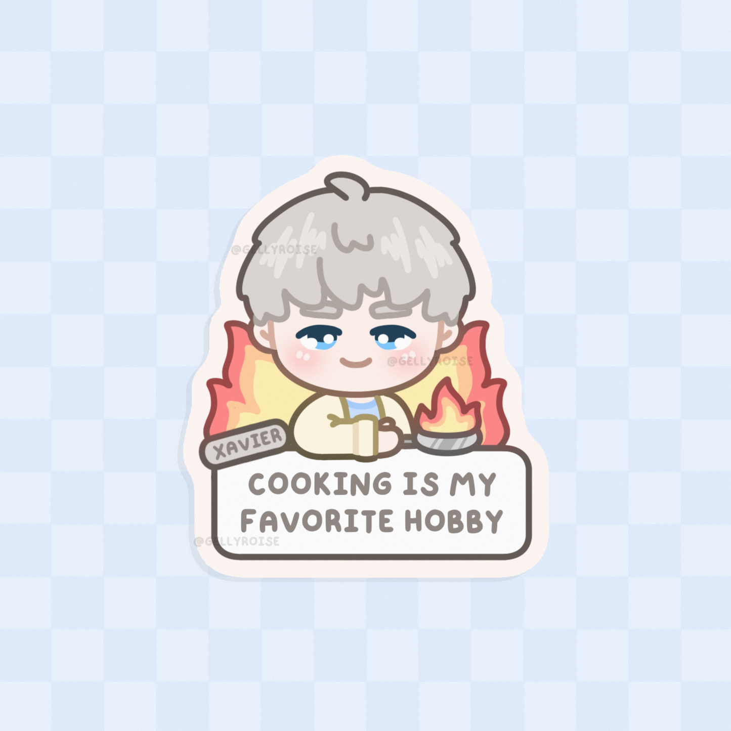 Chef Xavier Waterproof Sticker