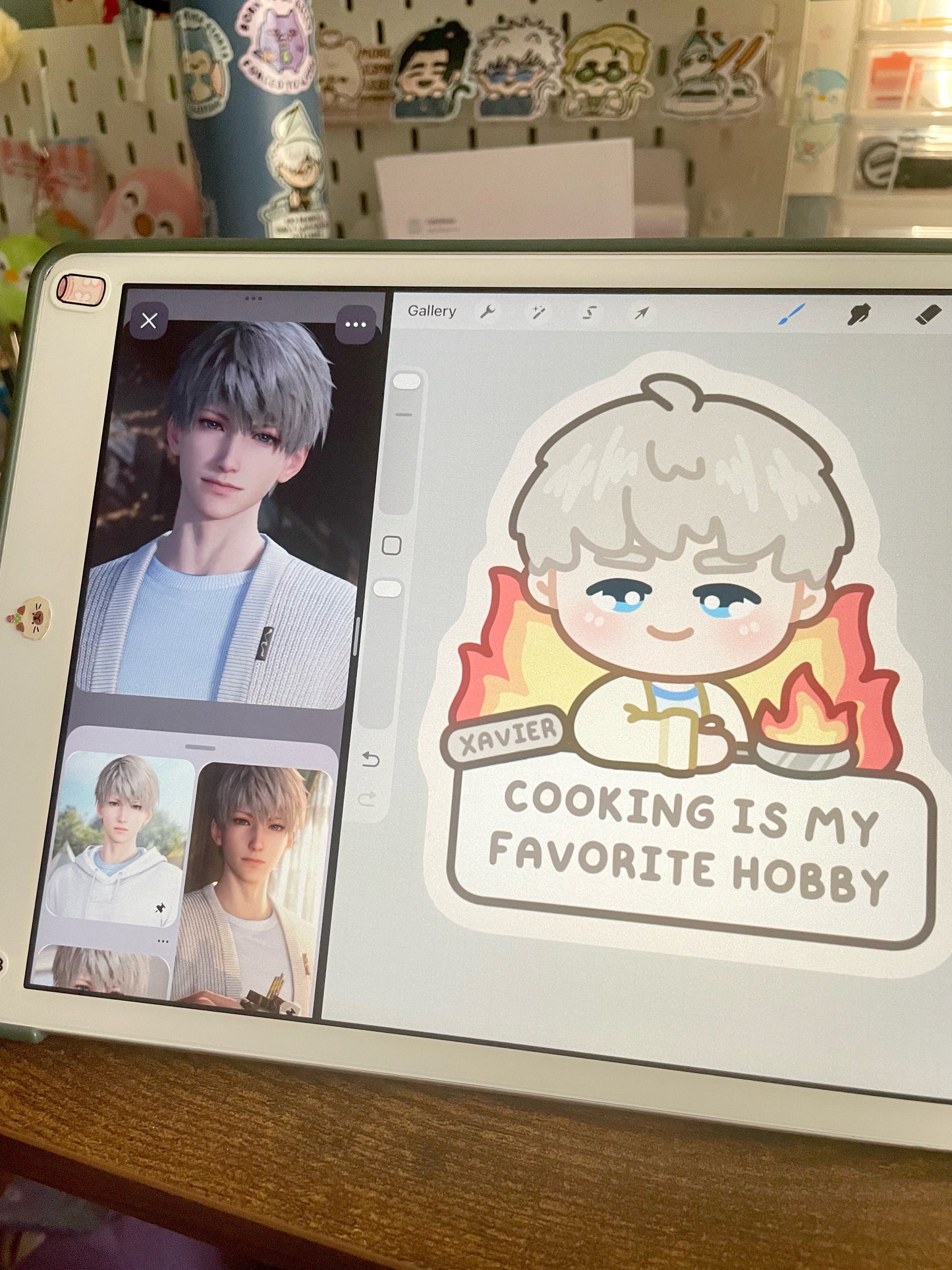 Chef Xavier Waterproof Sticker