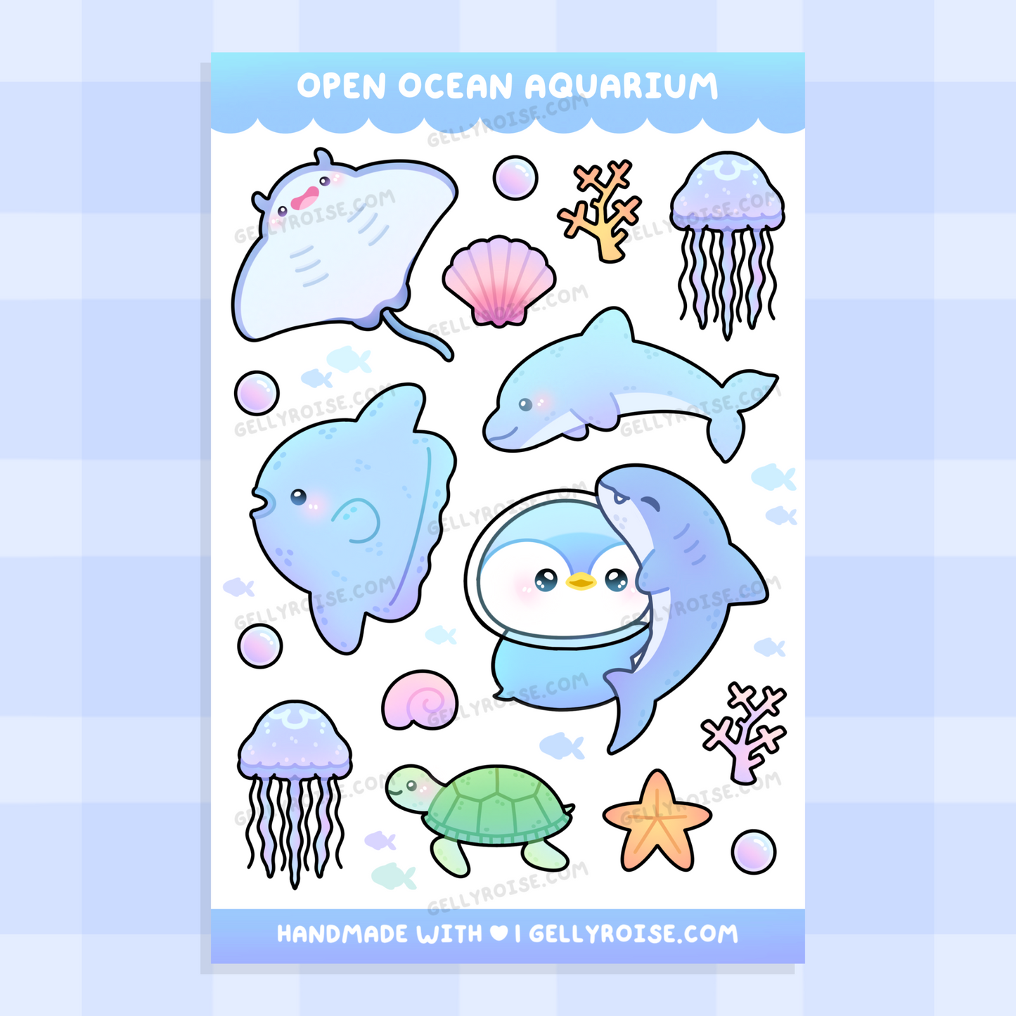 Sea Animals Sticker Sheet