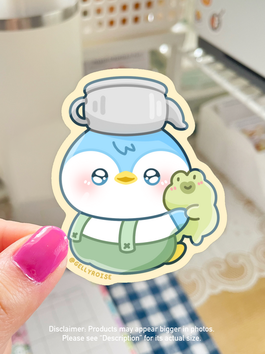 NEW OTGW Penguin Greg Waterproof Sticker