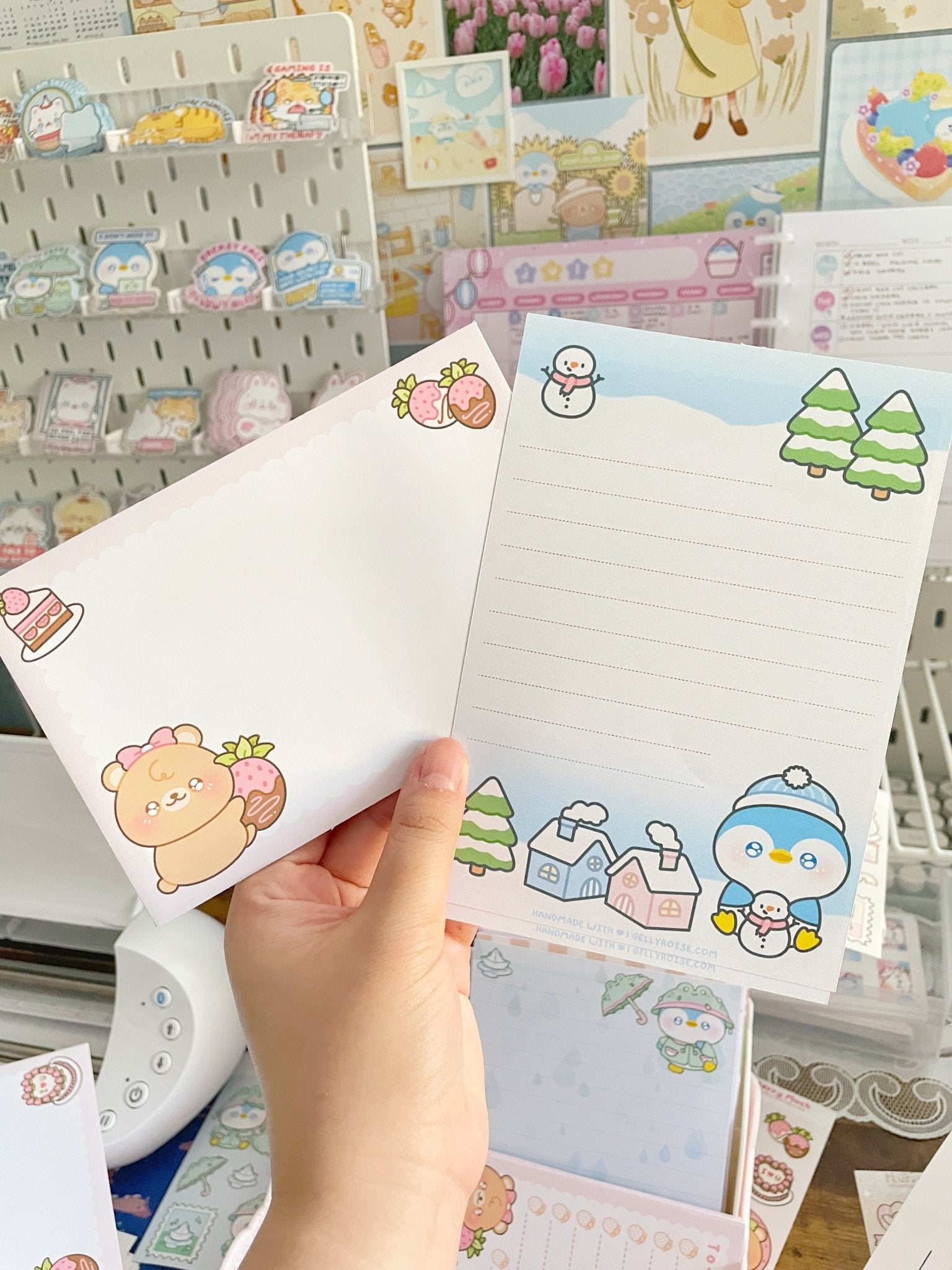 B - grade Mix & Match Stationery Set - Gelly Roise